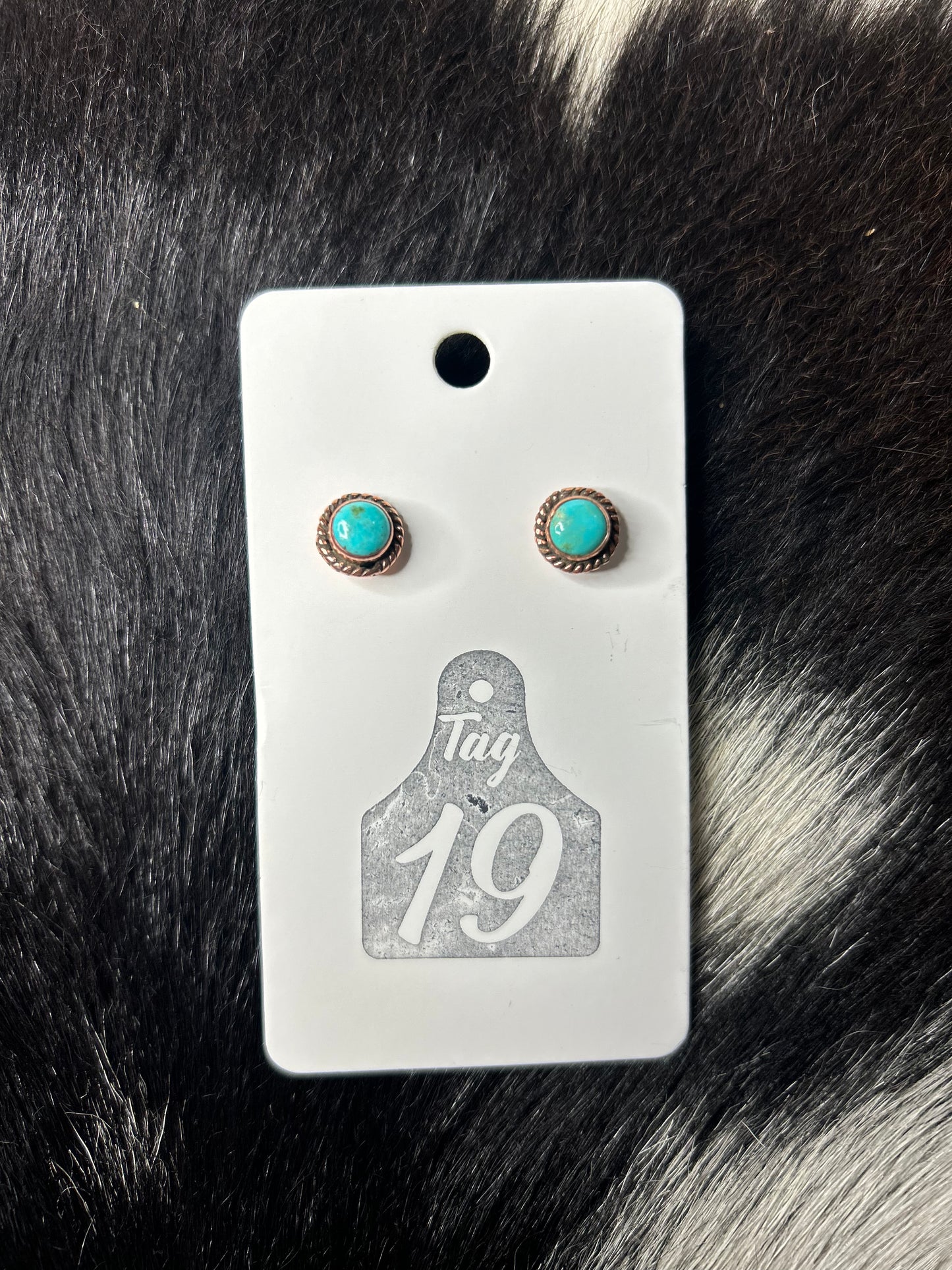 Turquoise Copper Stud