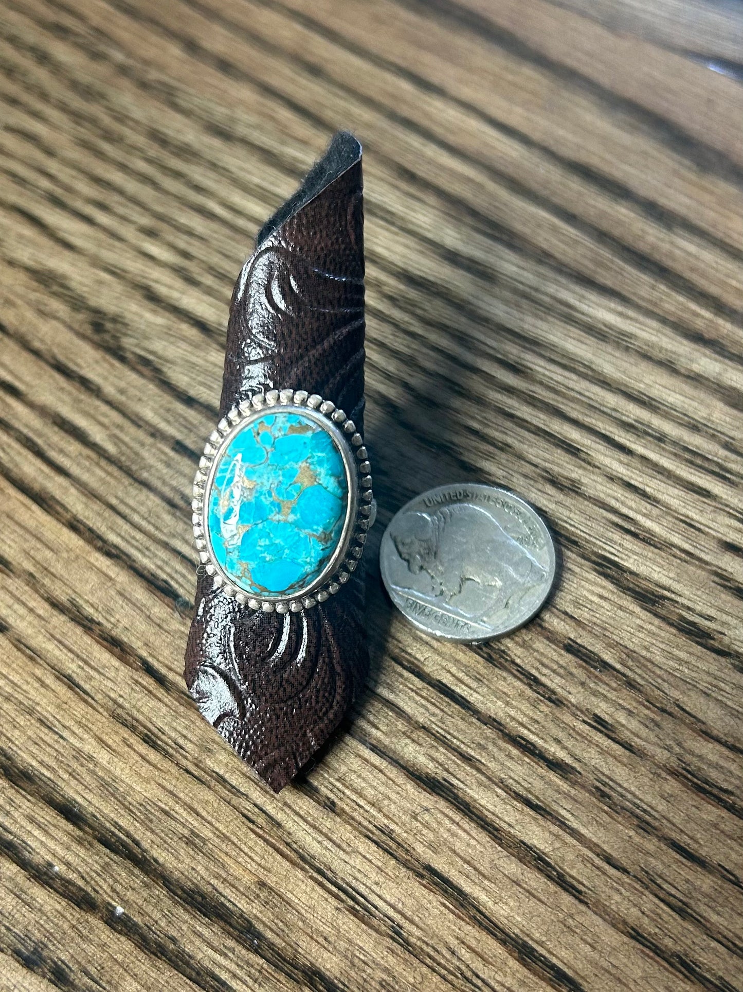 Copper Turquoise Ring