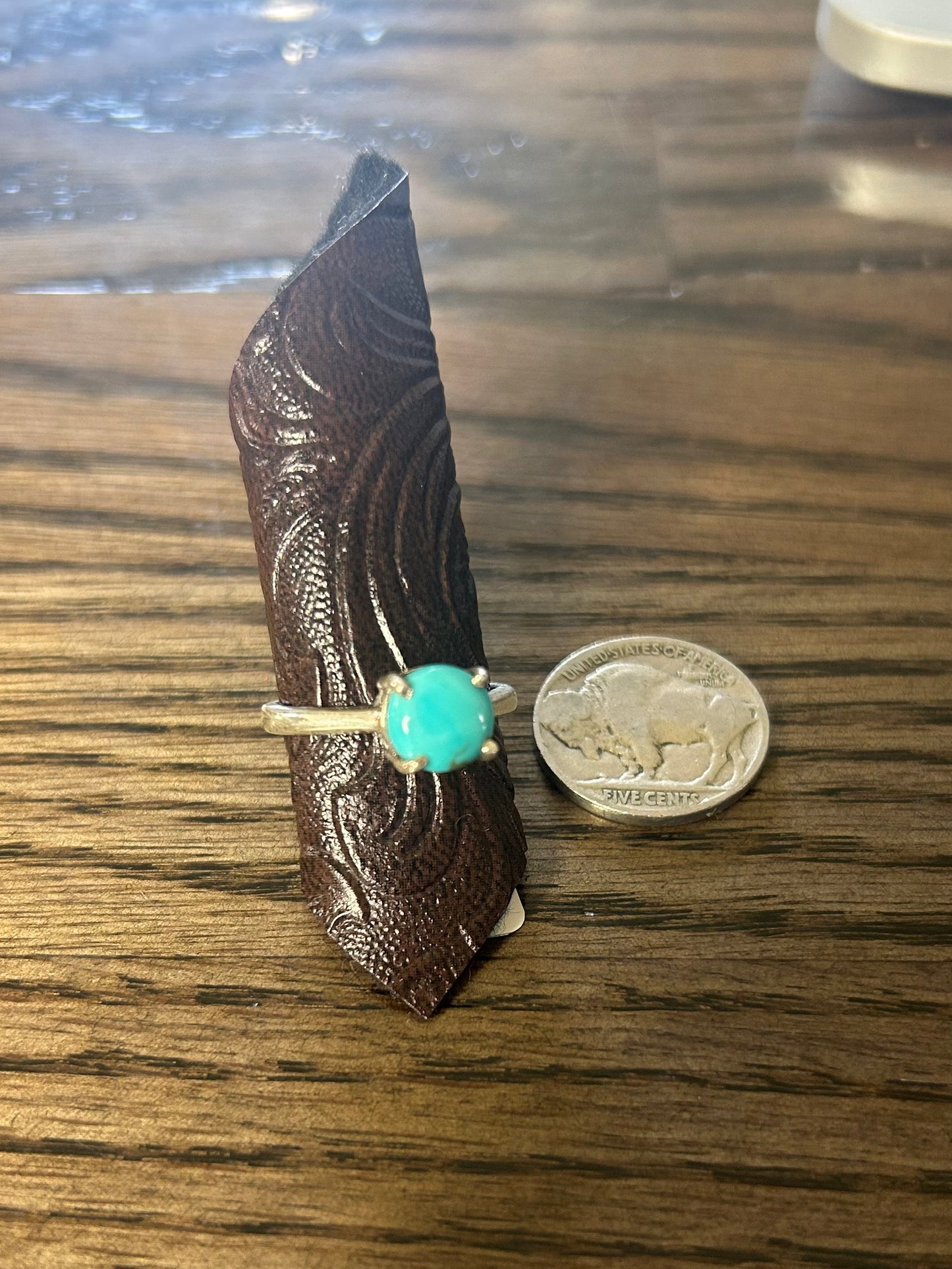 Turquoise Prong Set Ring