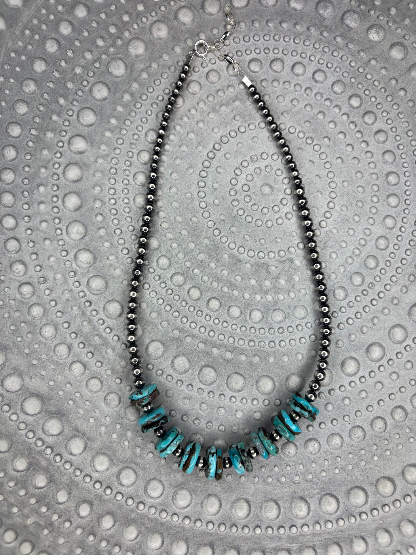 Sterling Silver Turquoise Necklace
