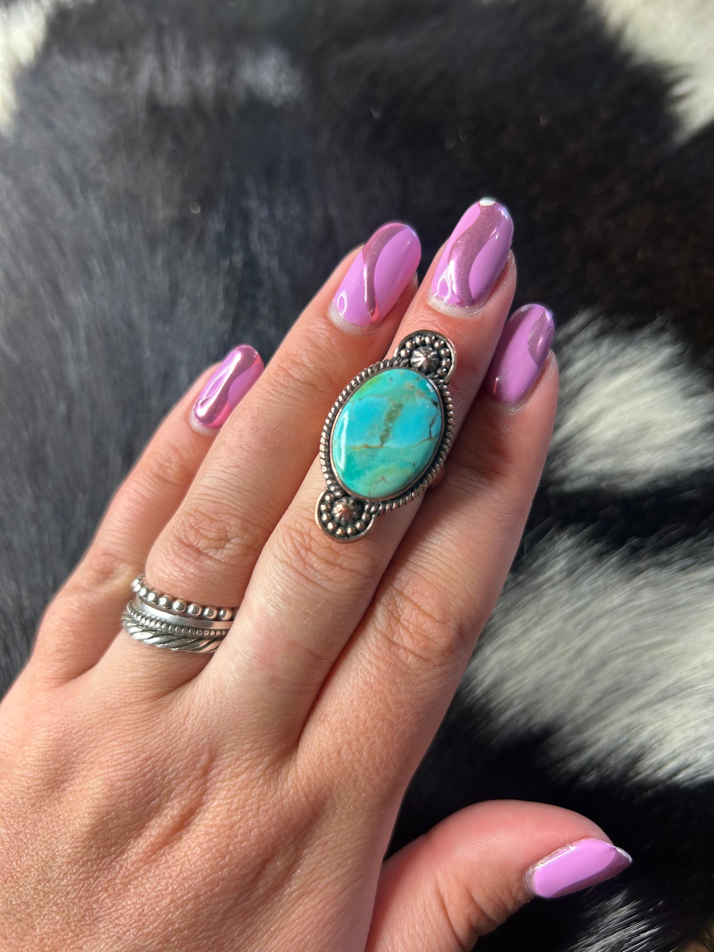 Mohave Turquoise Copper Ring