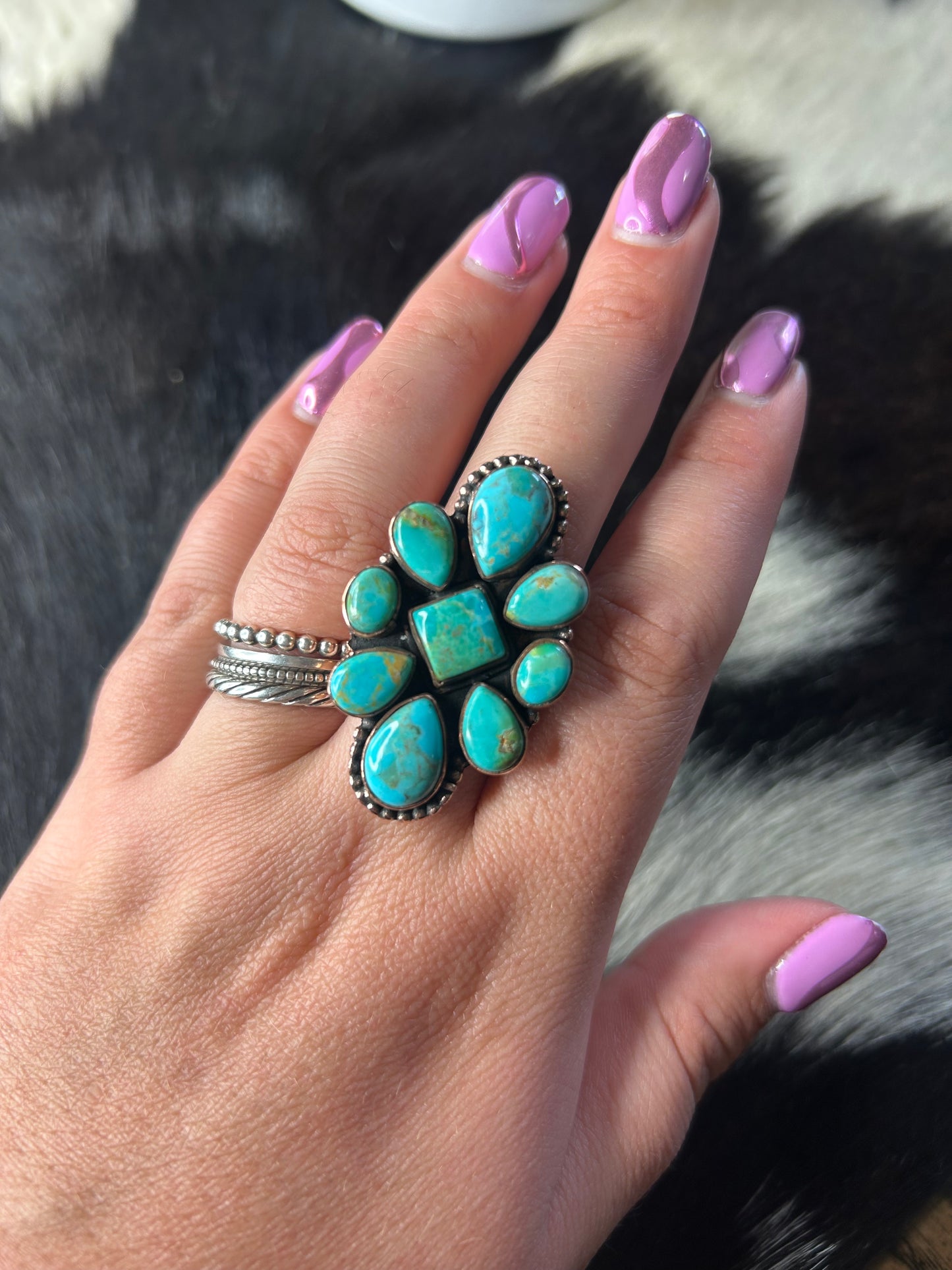 Turquoise Copper Ring