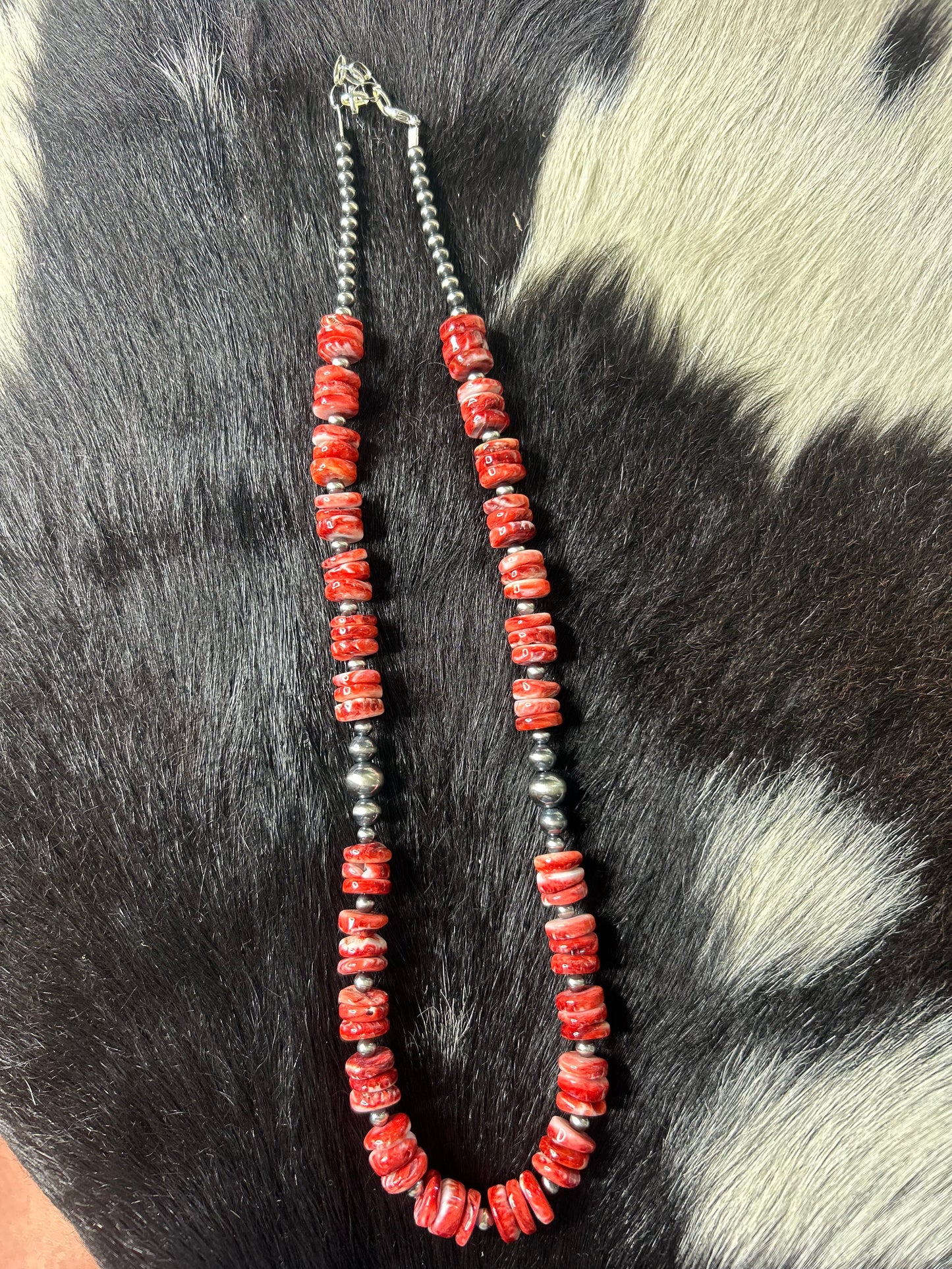 Red Spiny Necklace