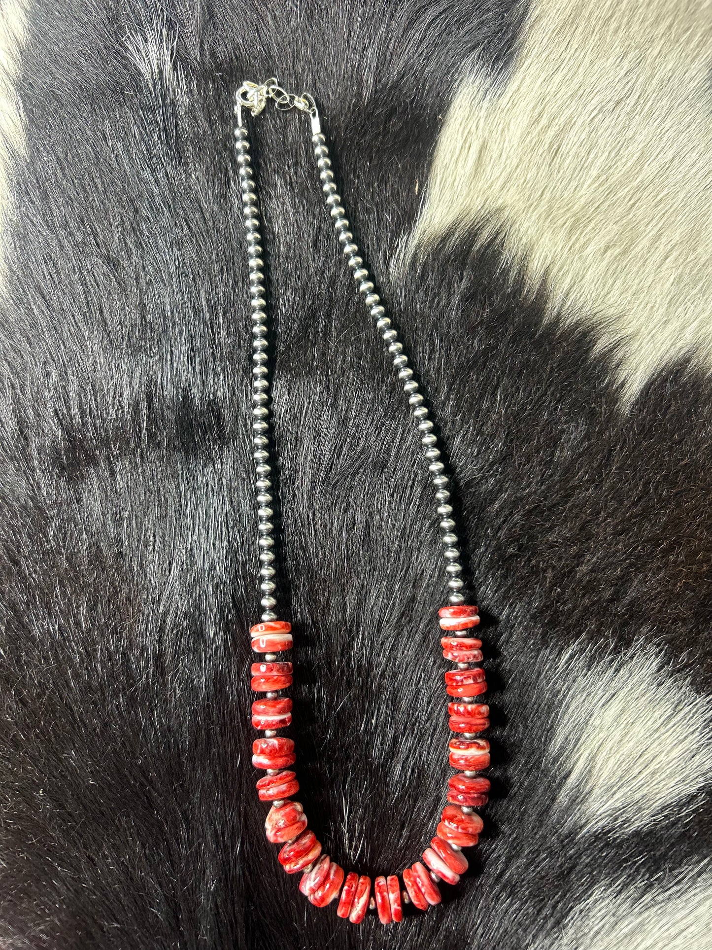 Red Spiny Necklace