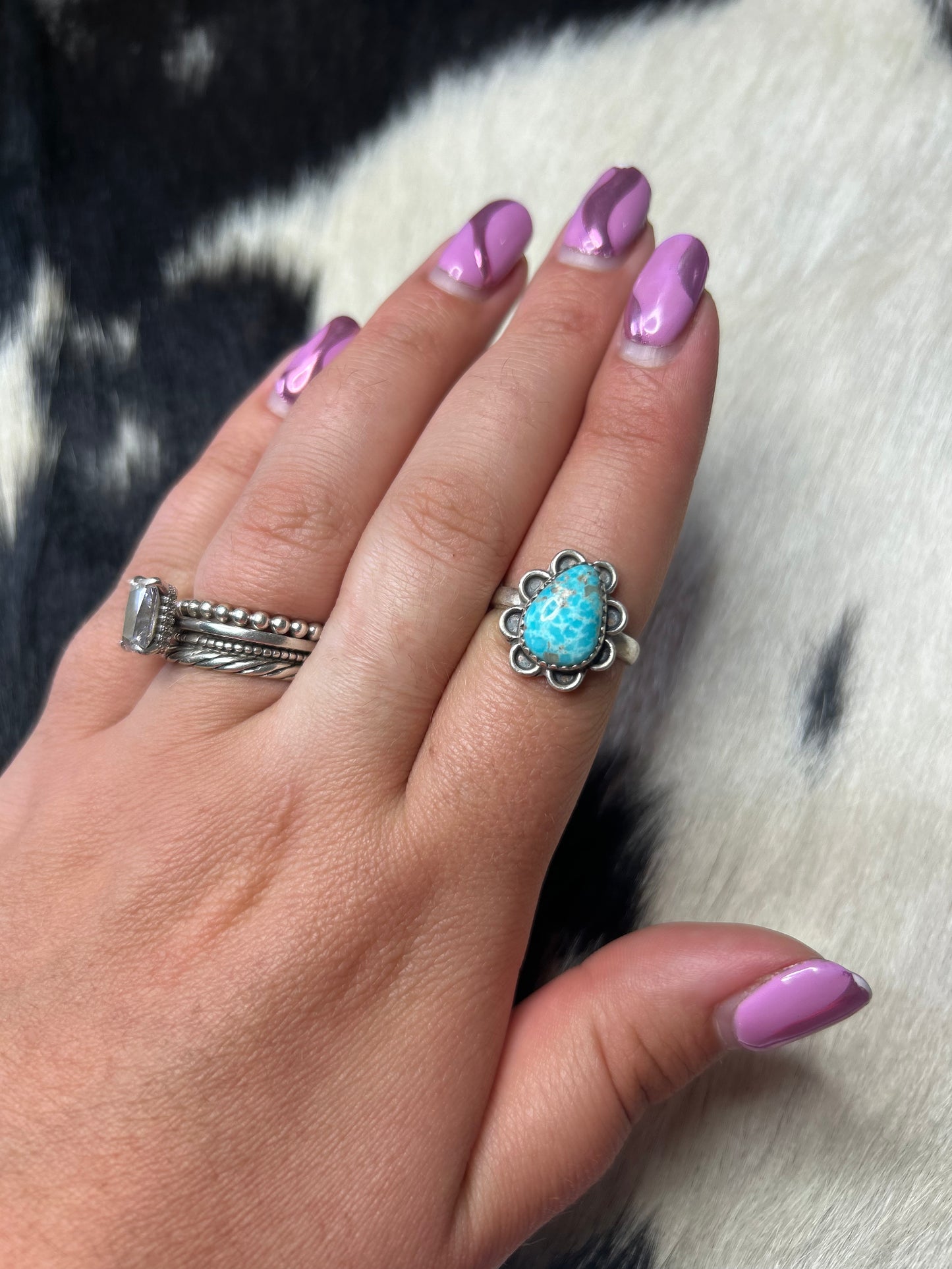 White Water Turquoise Ring