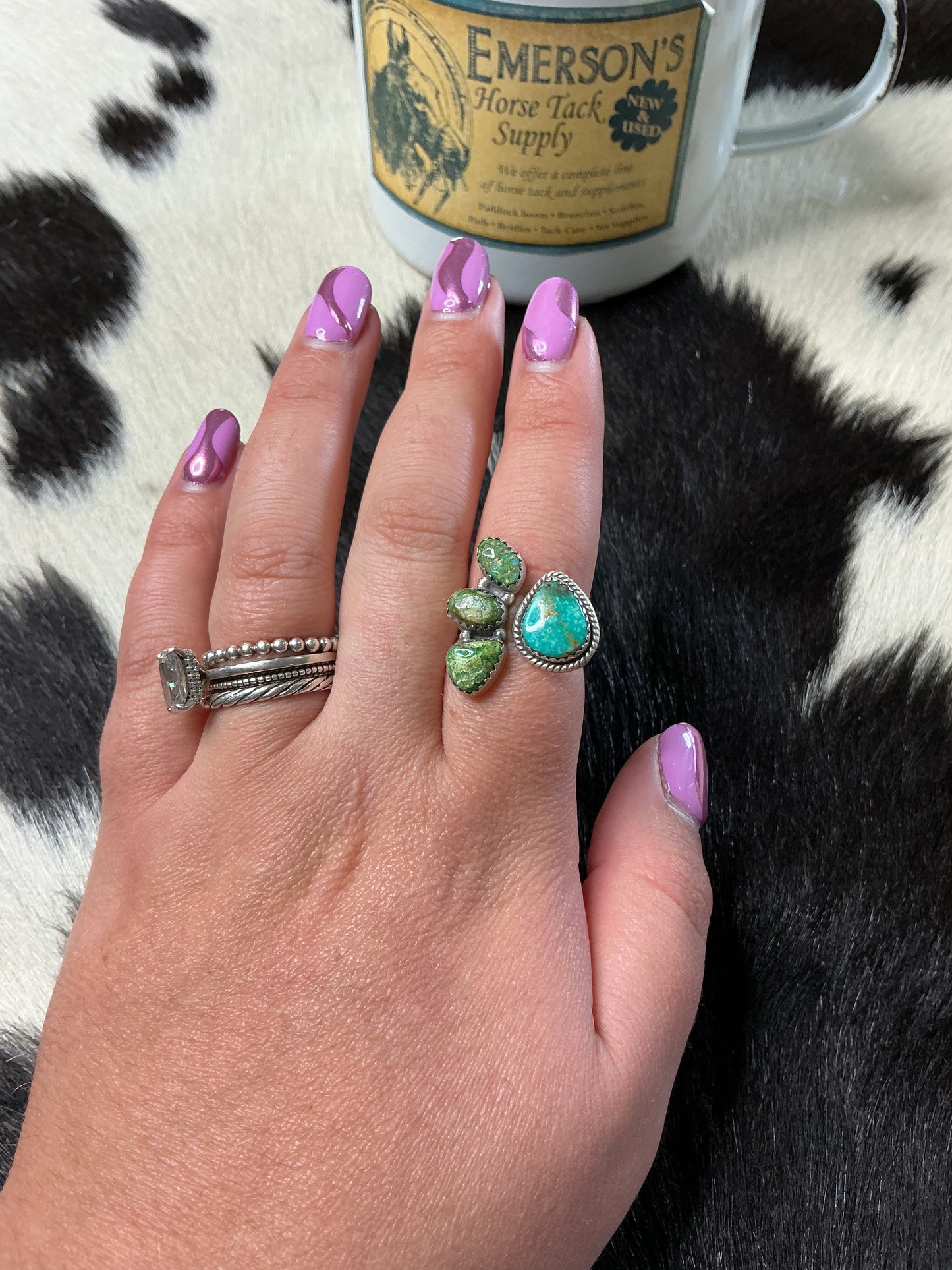 Turquoise Floater Ring