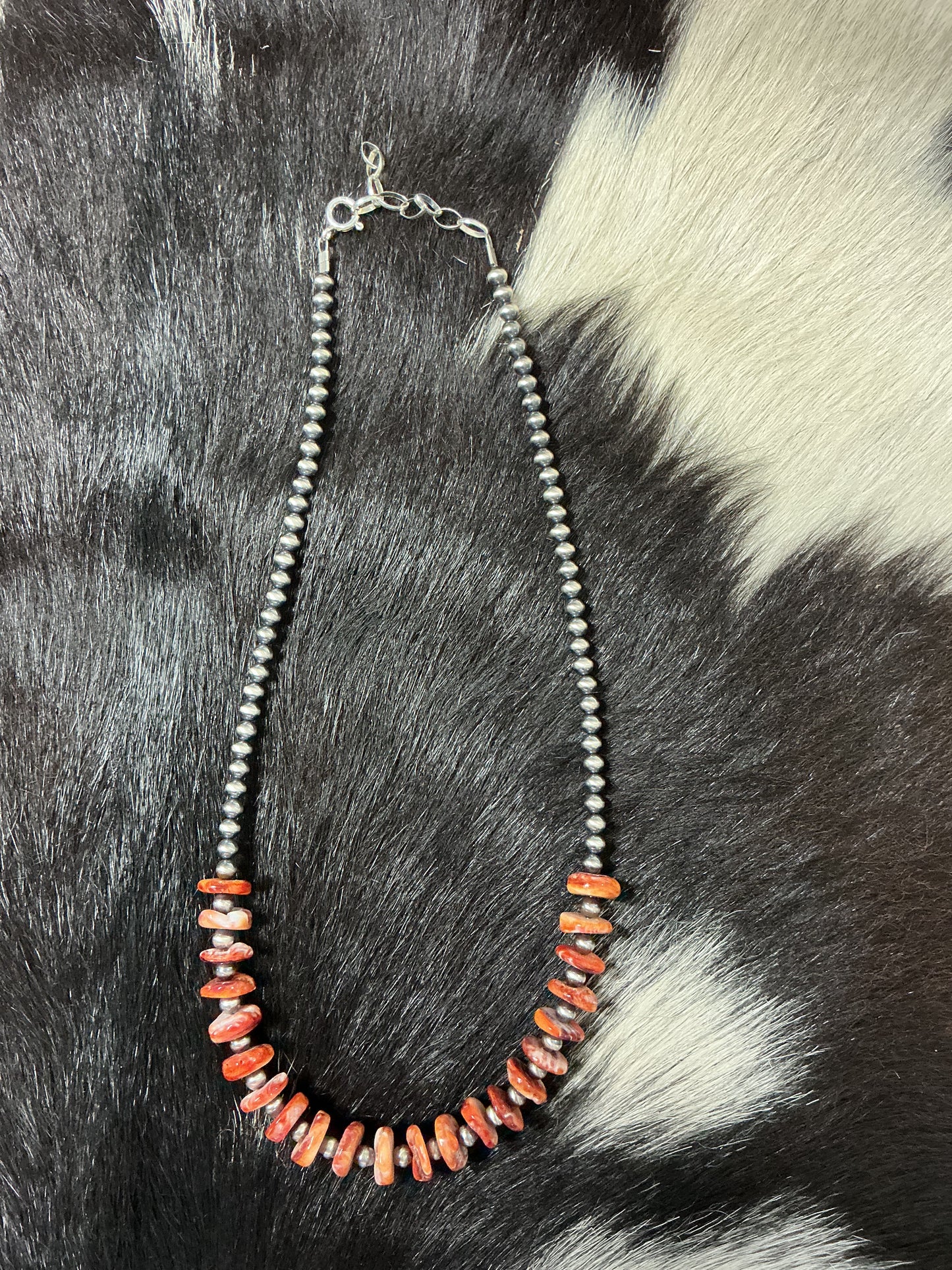 Orange Spiny Necklace