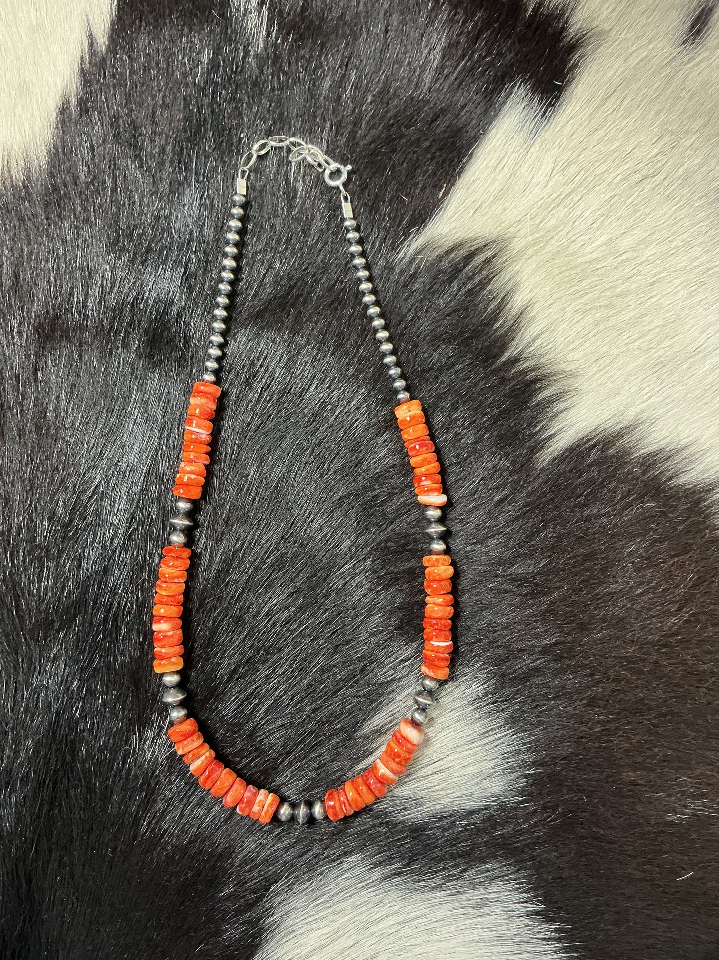 Orange Spiny Necklace