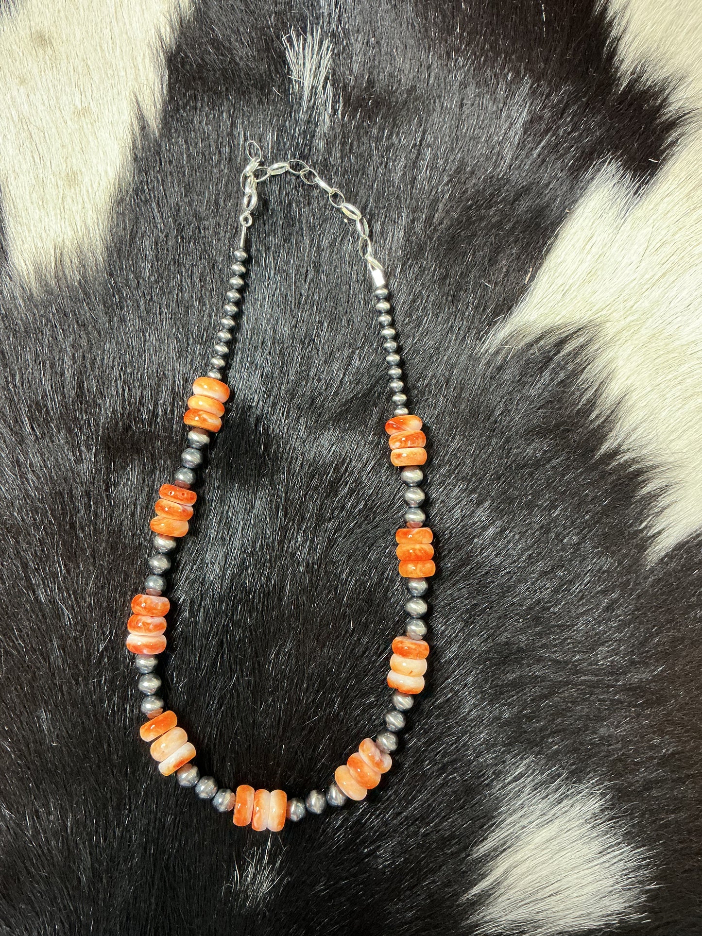 Orange Spiny Necklace