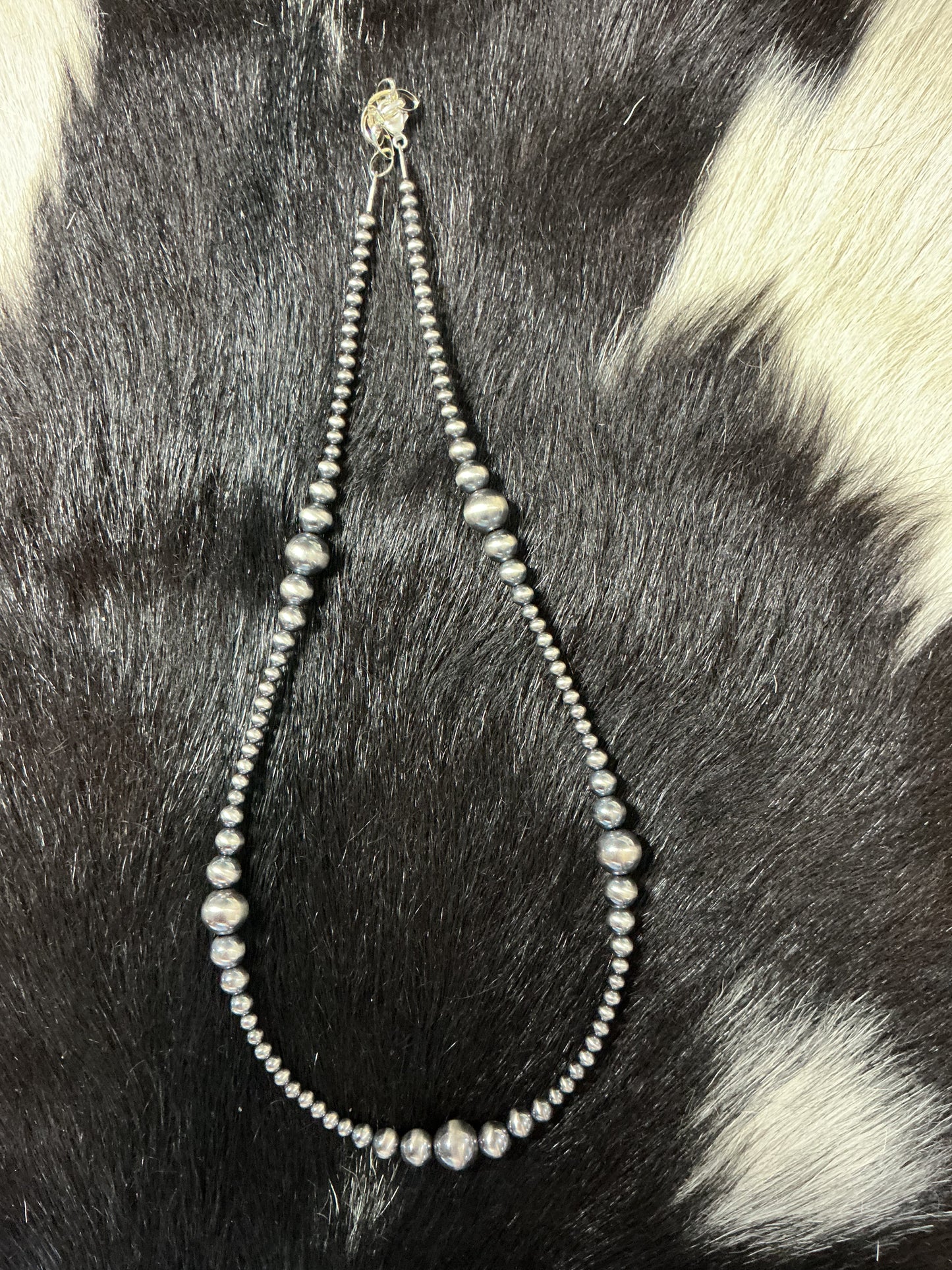 Graduated Sterling Silver Pearls