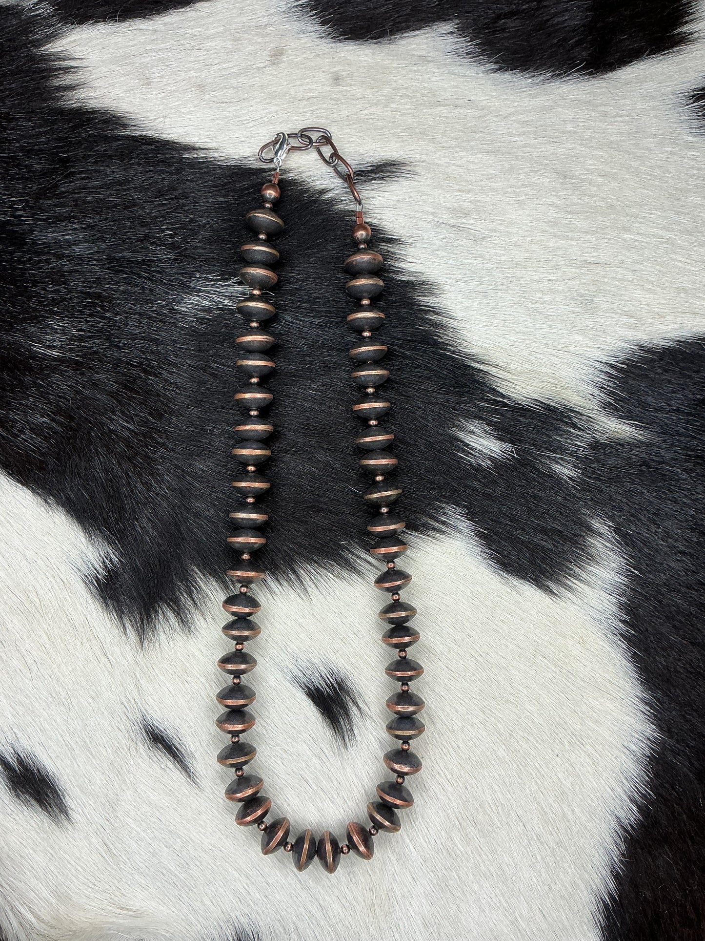 Saucer Copper Necklace