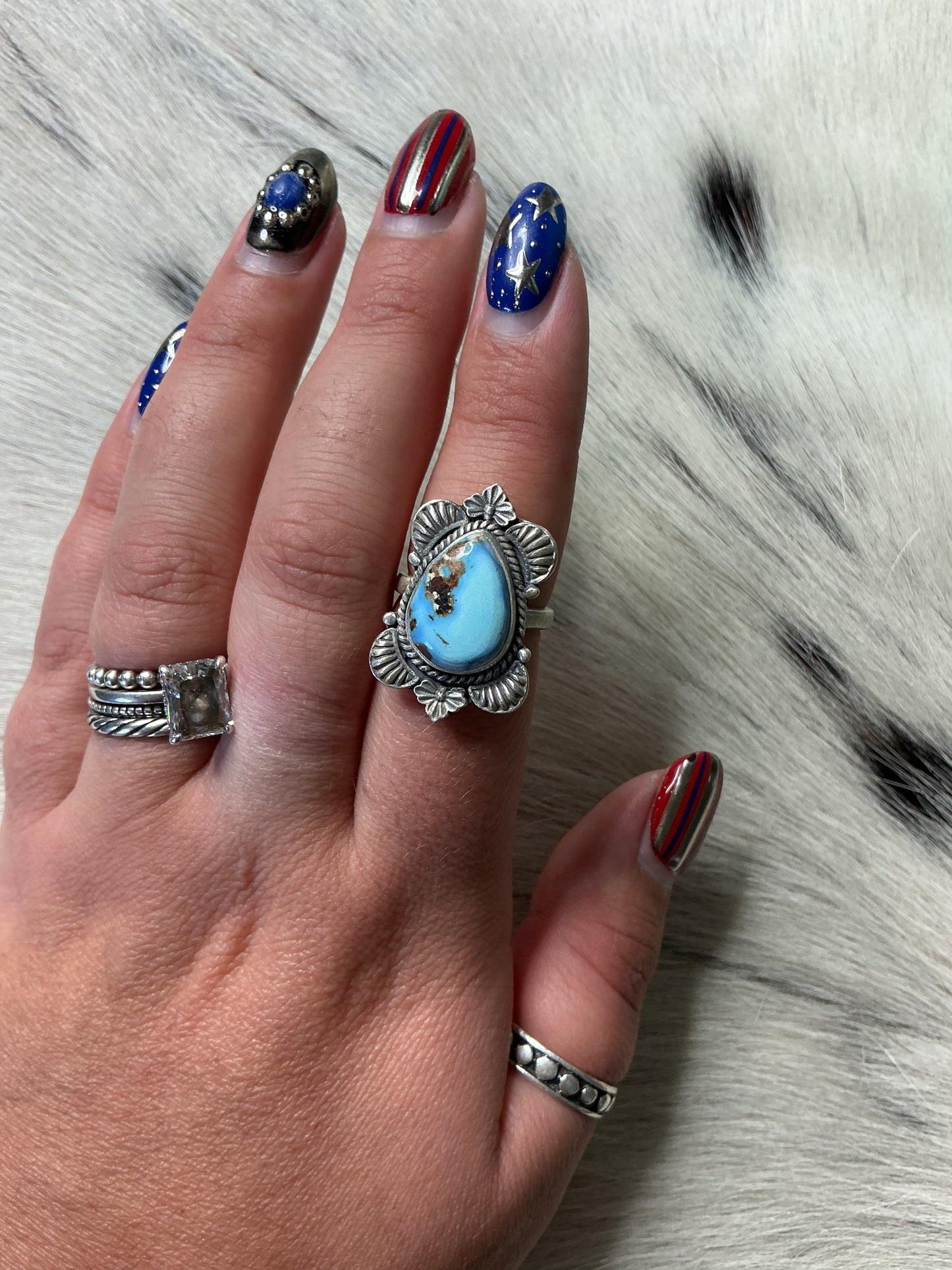 Golden Hills Turquoise Ring