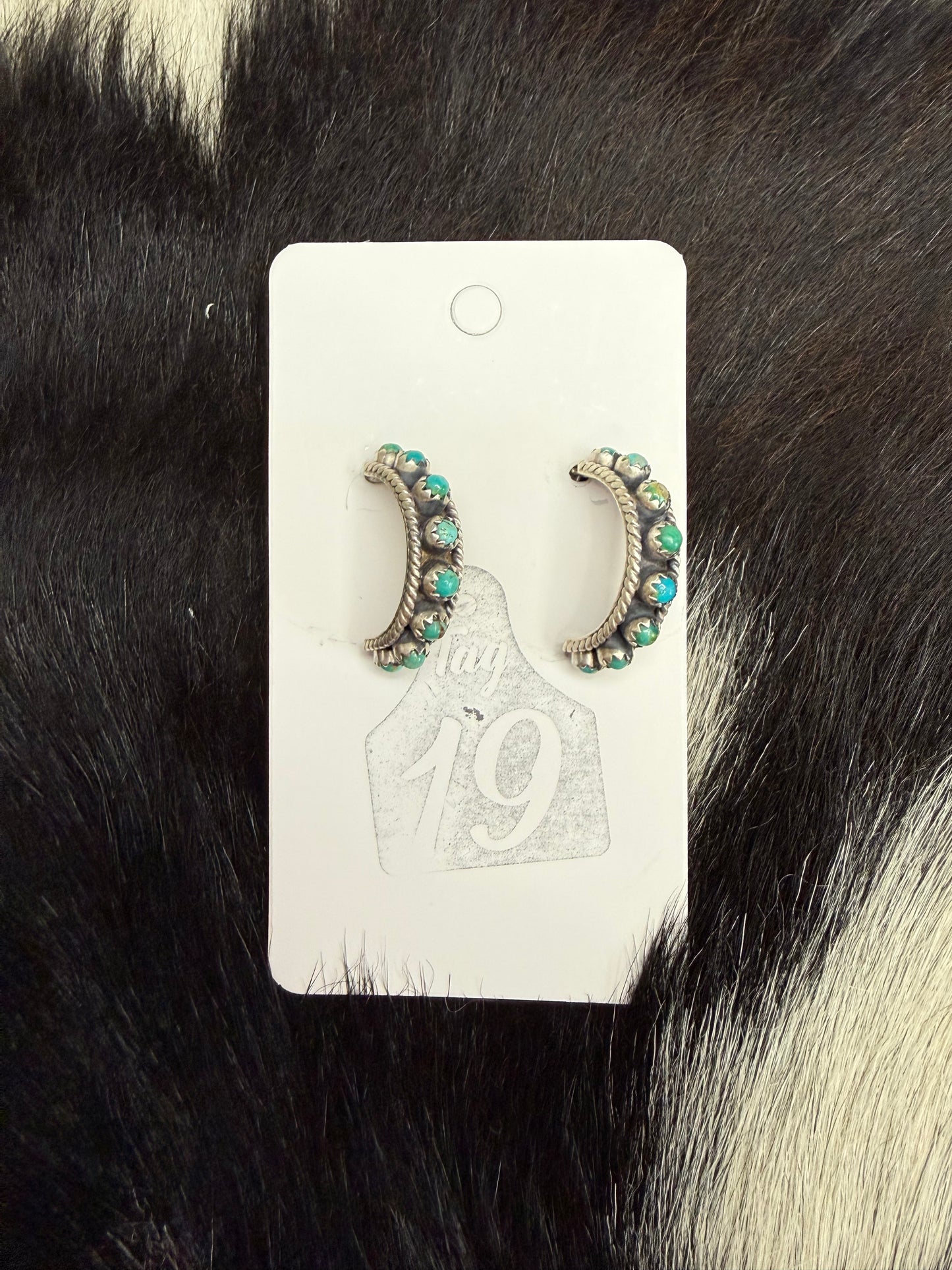 Turquoise Hoop Earring