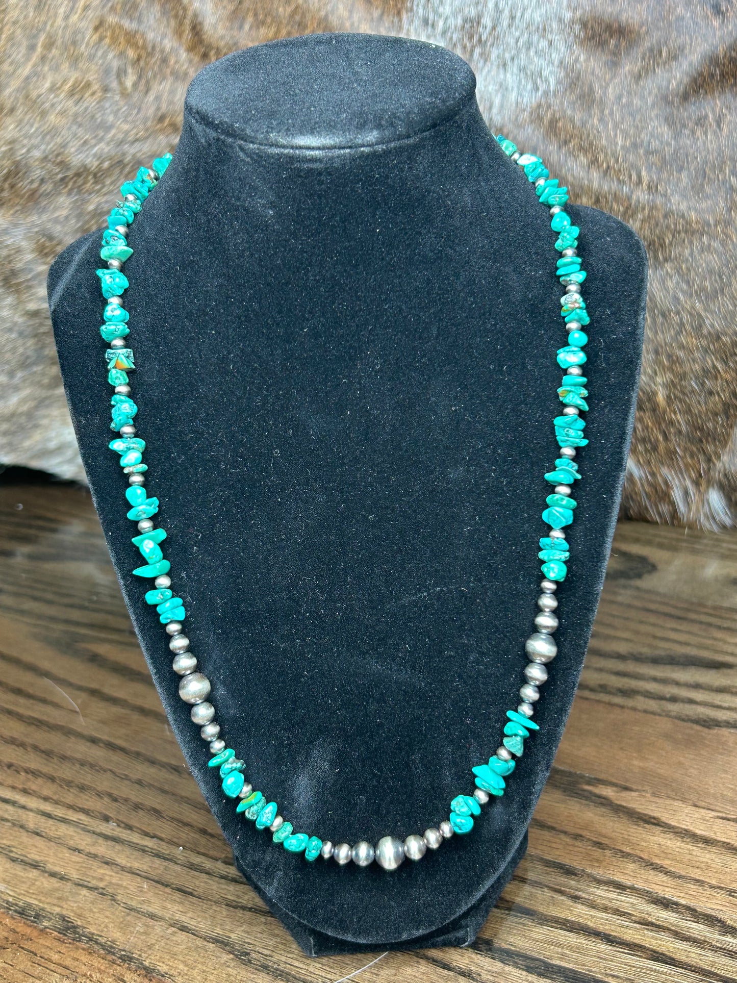 Turquoise Nugget Necklace