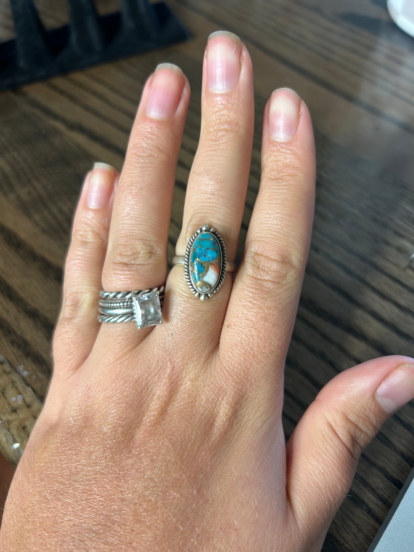 Spiny Turquoise Size 6.5 Ring