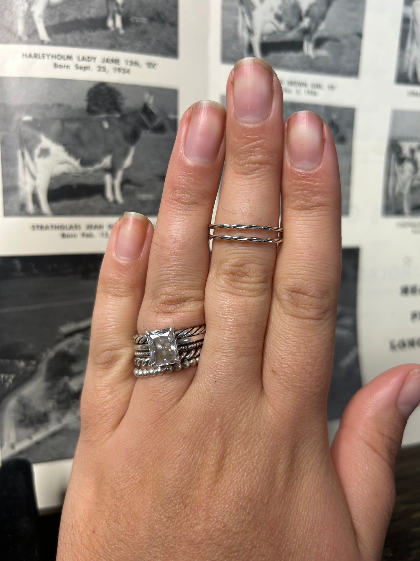 Double Twist Sterling Silver Ring