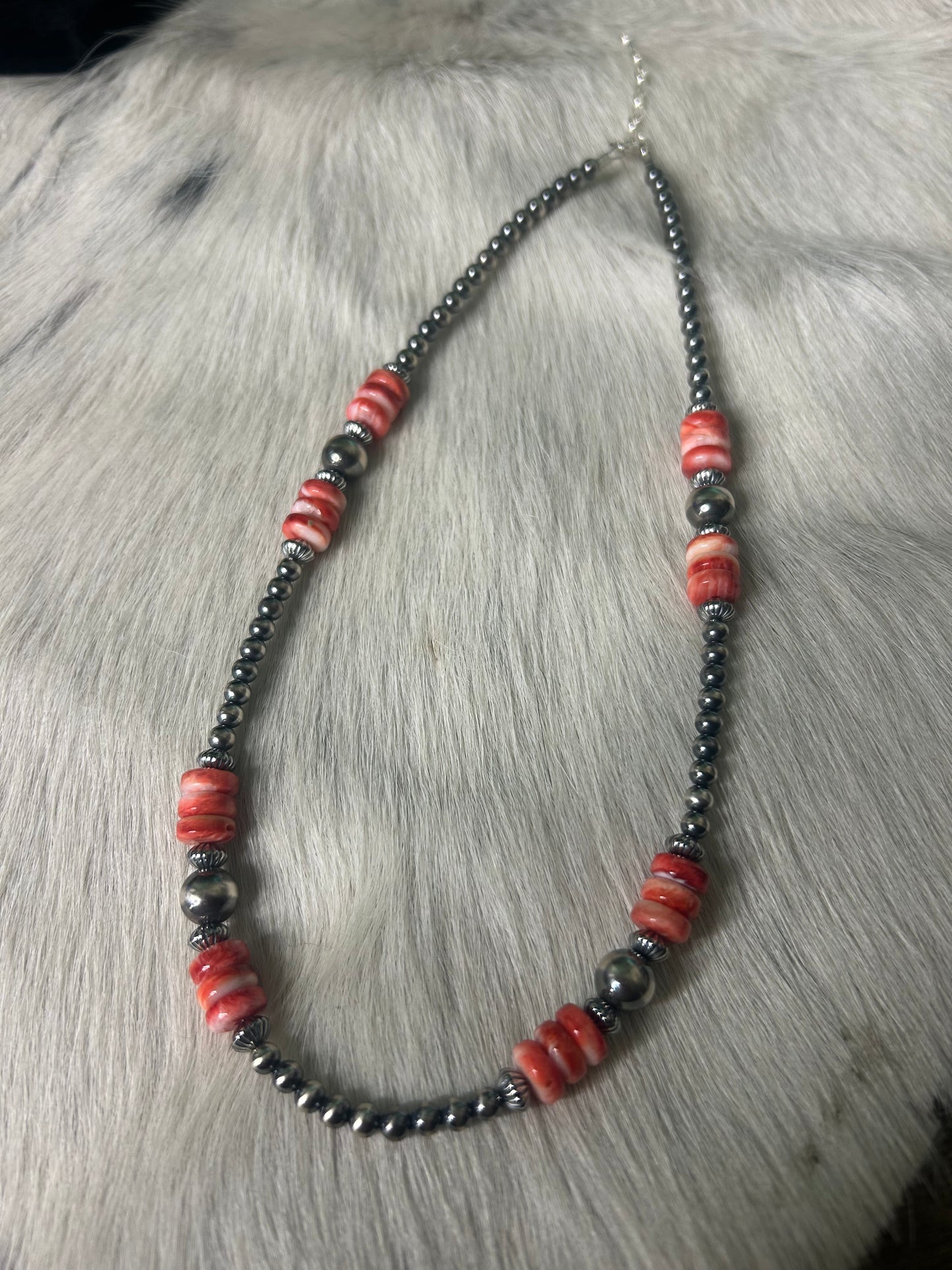 Red Spiny Necklace