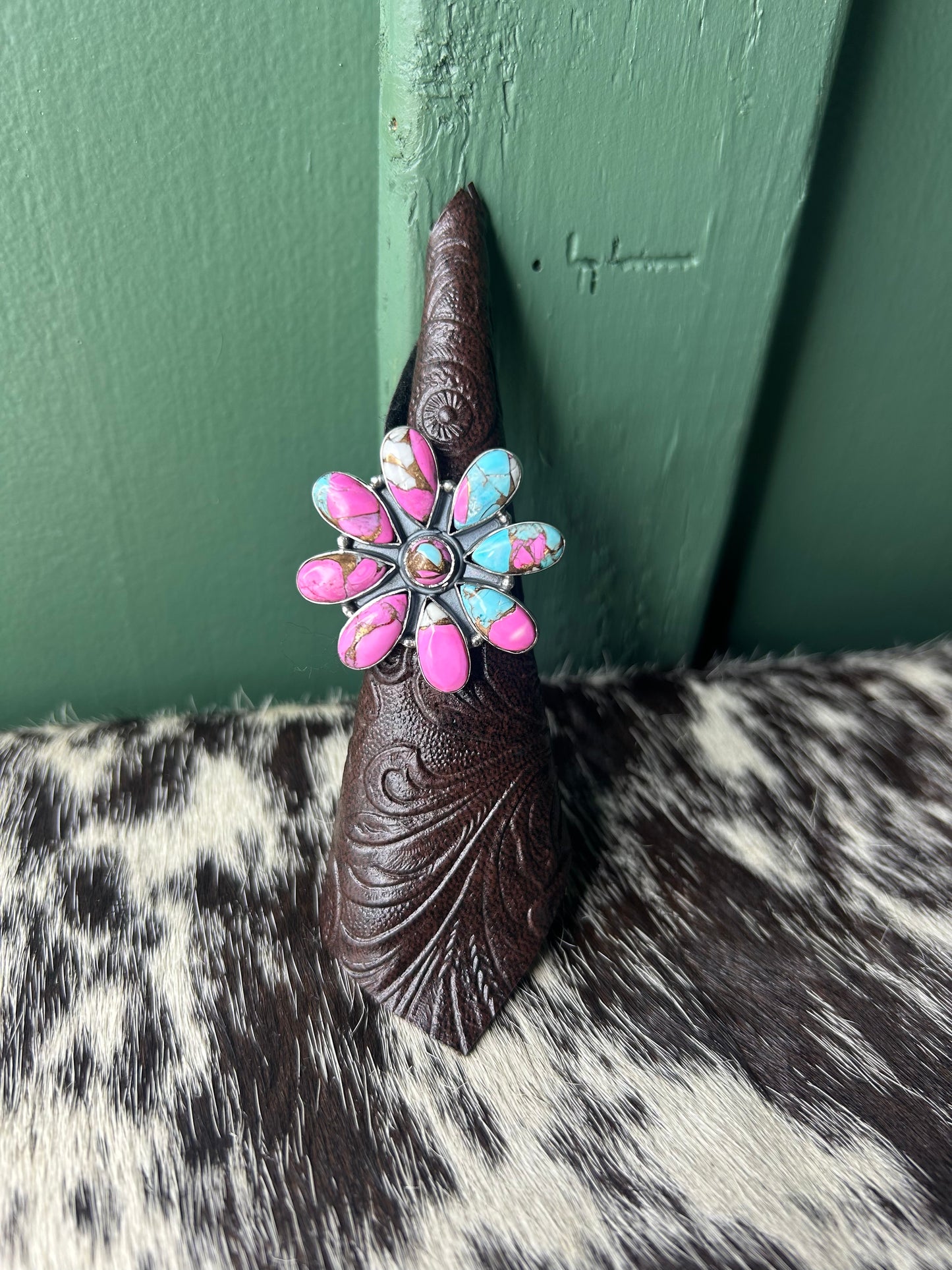 Cotton Candy Flower Ring