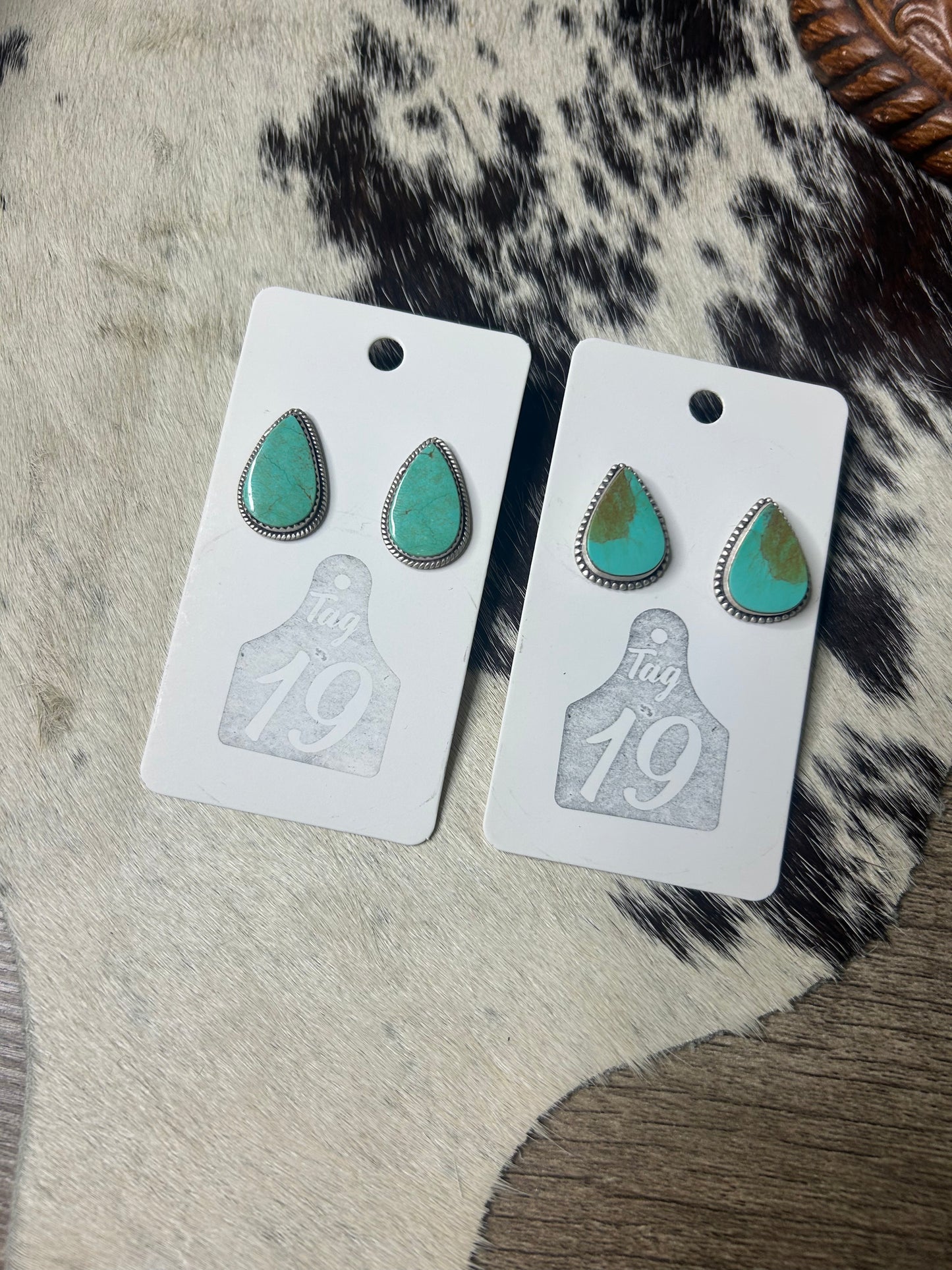 Royston Turquoise Stud Earrings