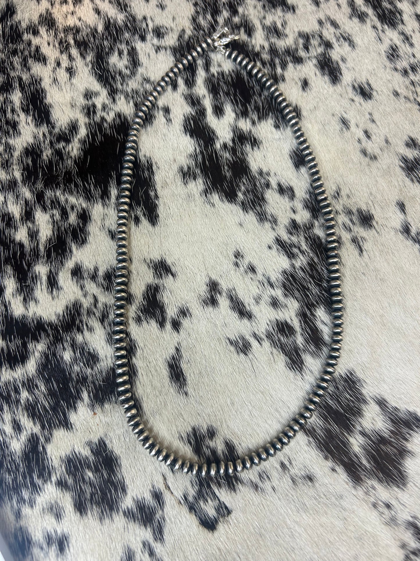 Silver Plated Copper Pearls 5mm Saucer