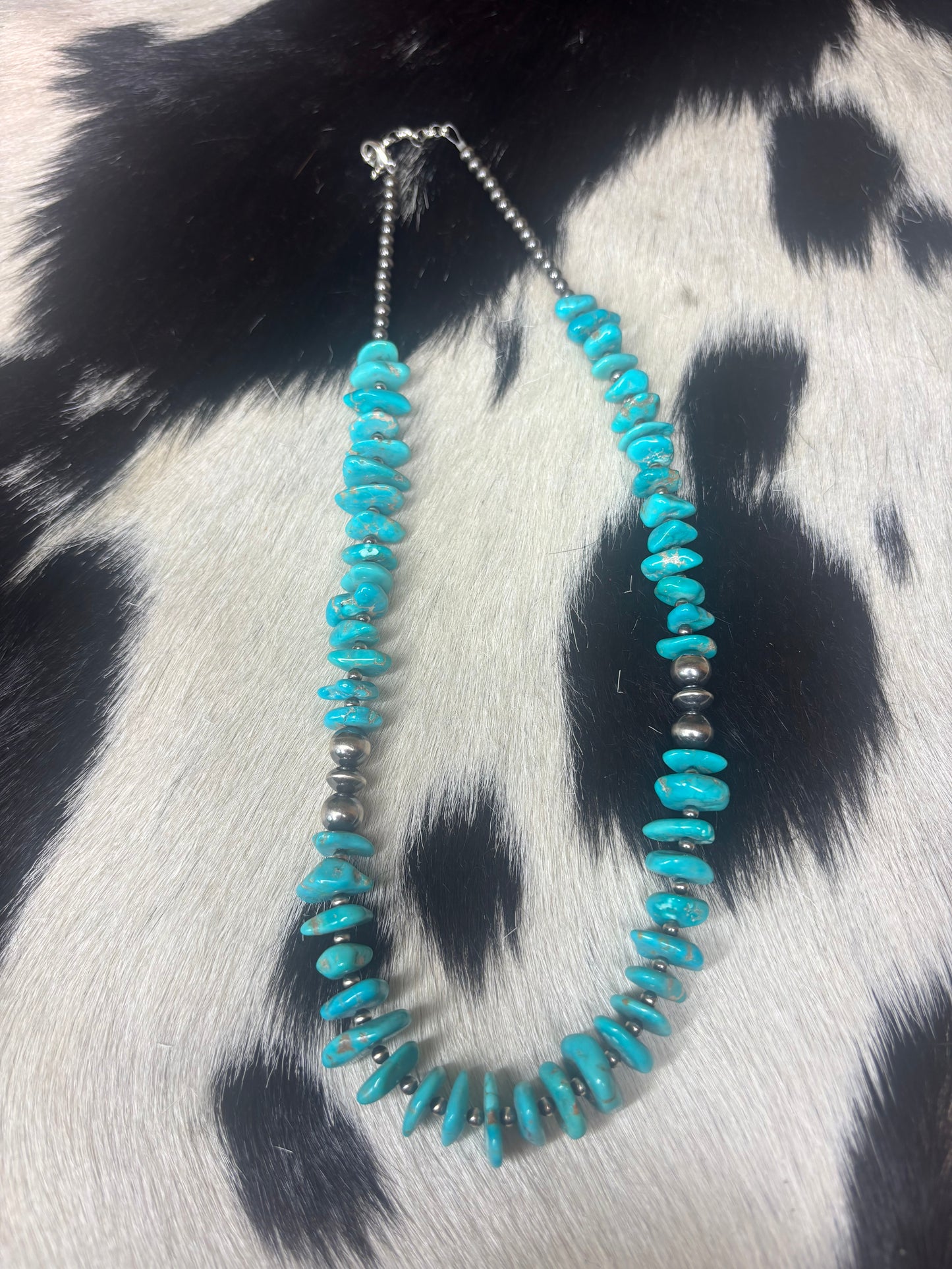 Sterling Silver Turquoise Necklace