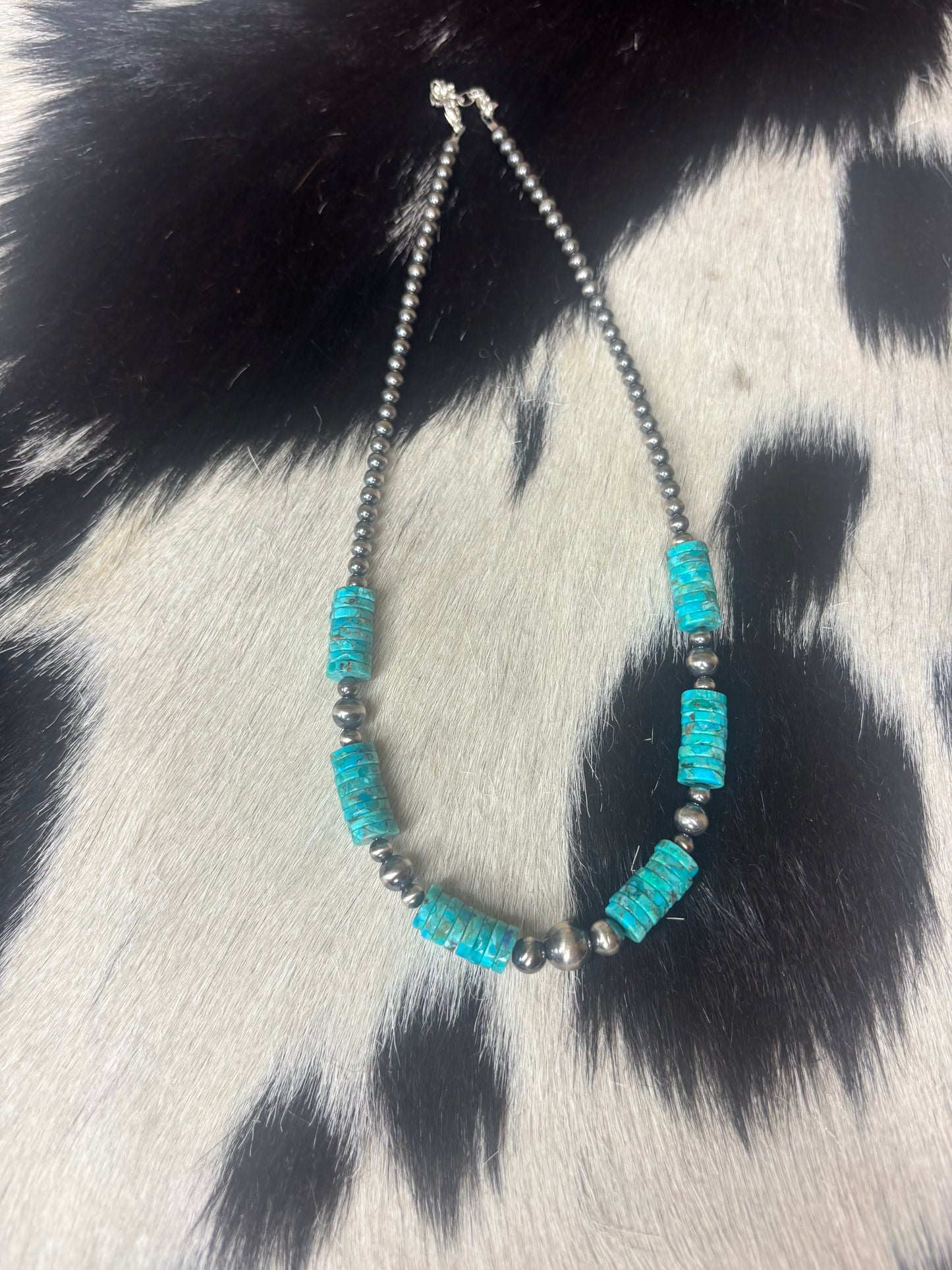 Sterling Silver Turquoise Necklace