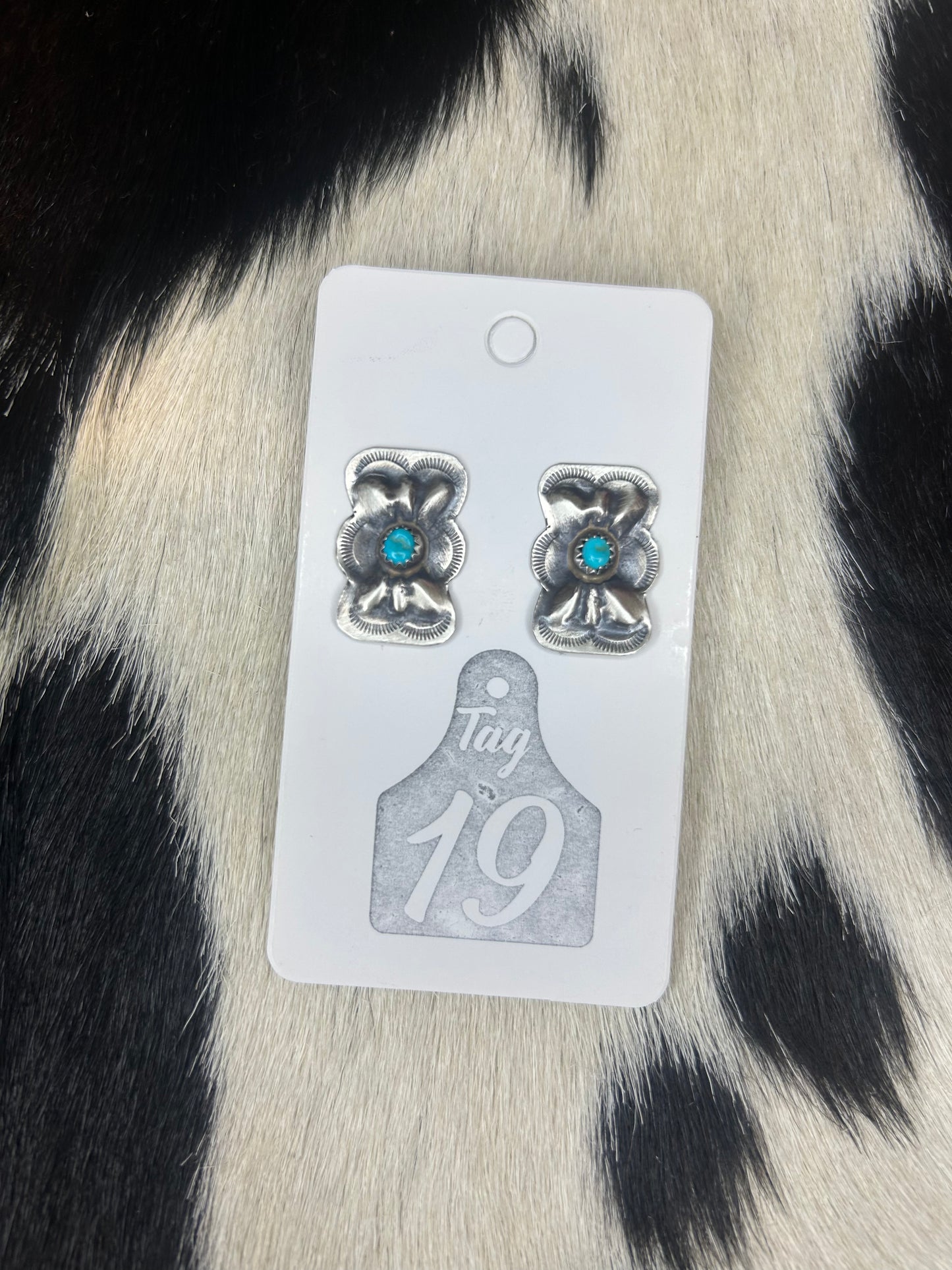 Butterfly Concho with Turquoise Earring