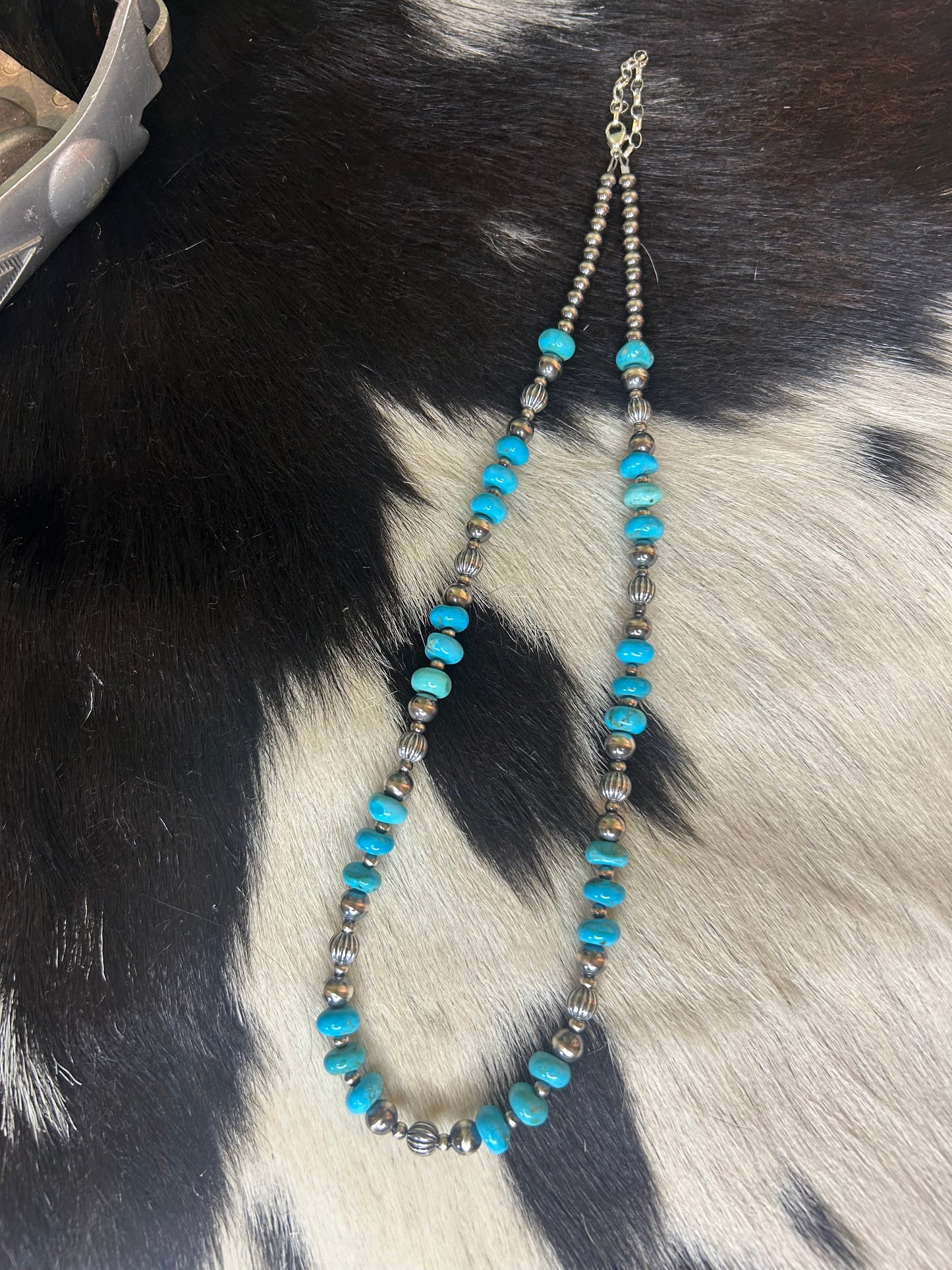Turquoise & Melon Necklace