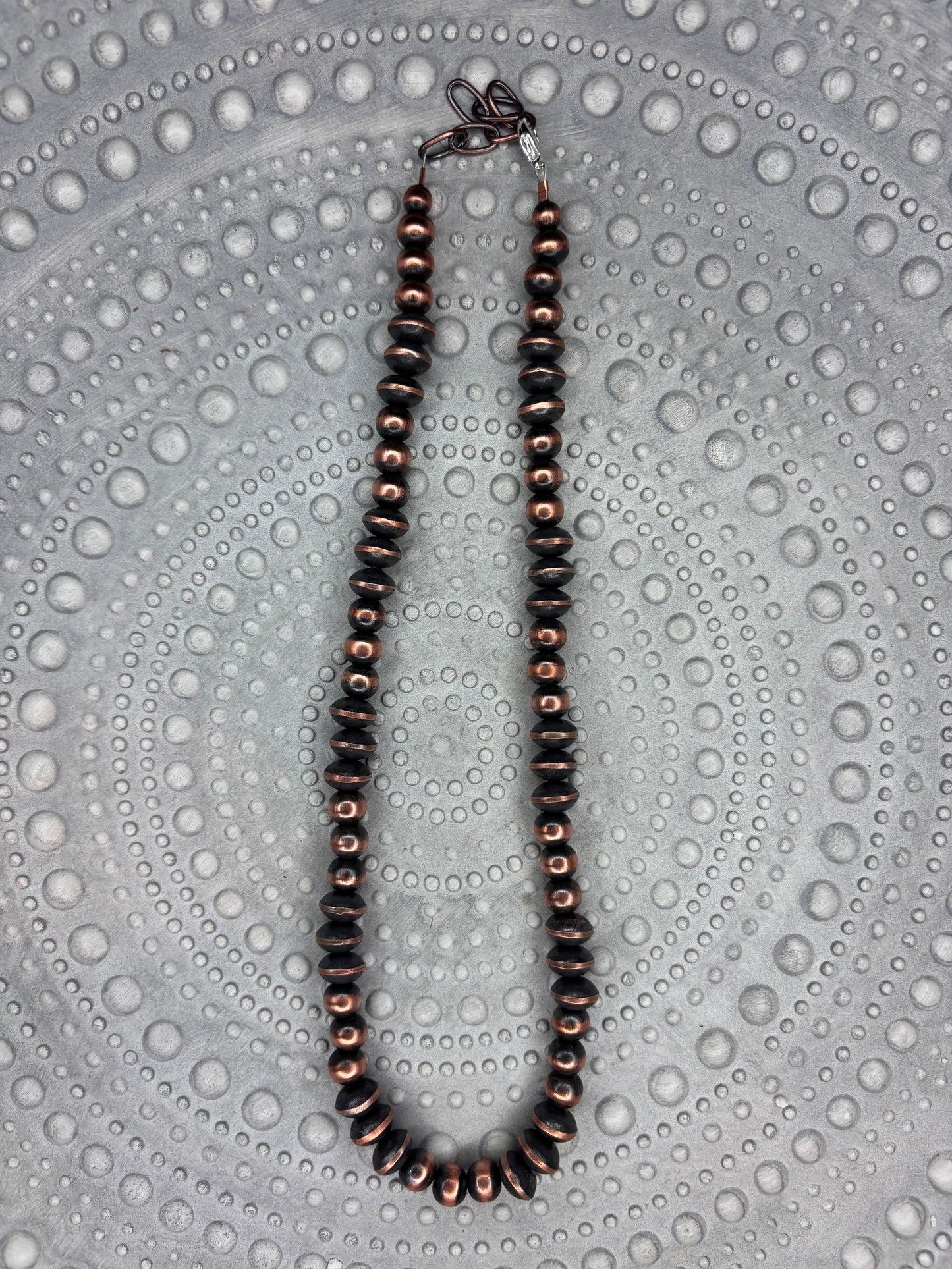 Copper Saucer Necklace