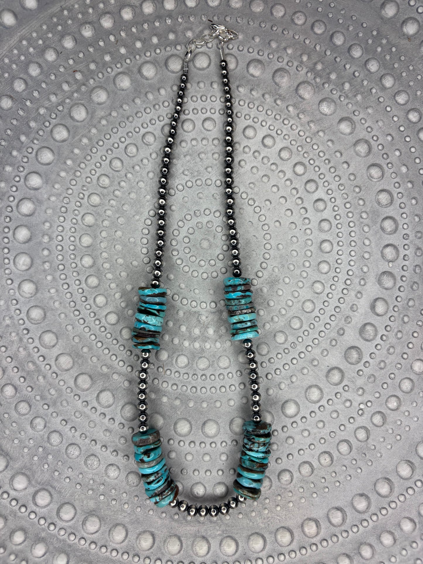 Sterling Silver Turquoise Neckalce