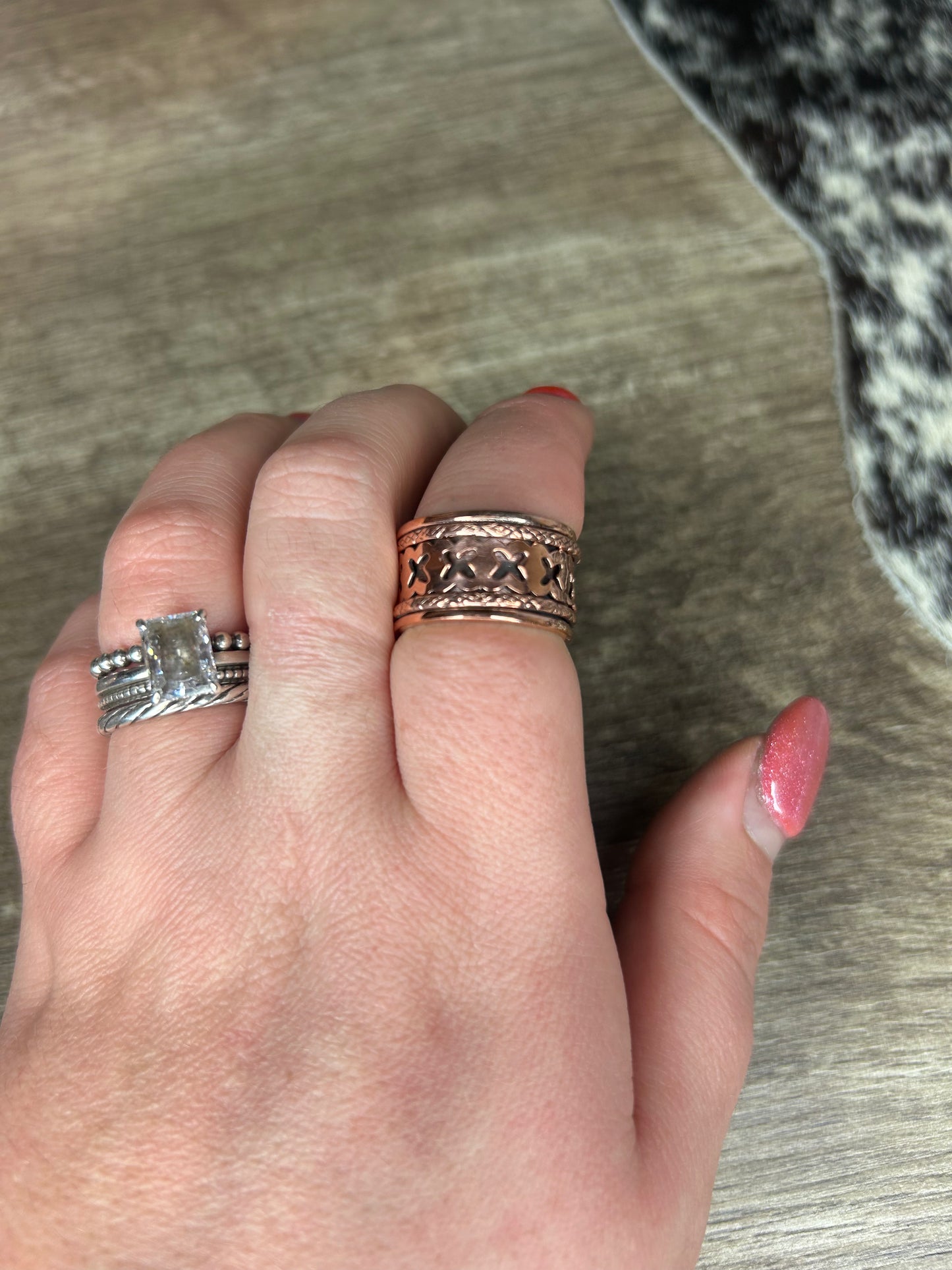 Copper Spinner Ring