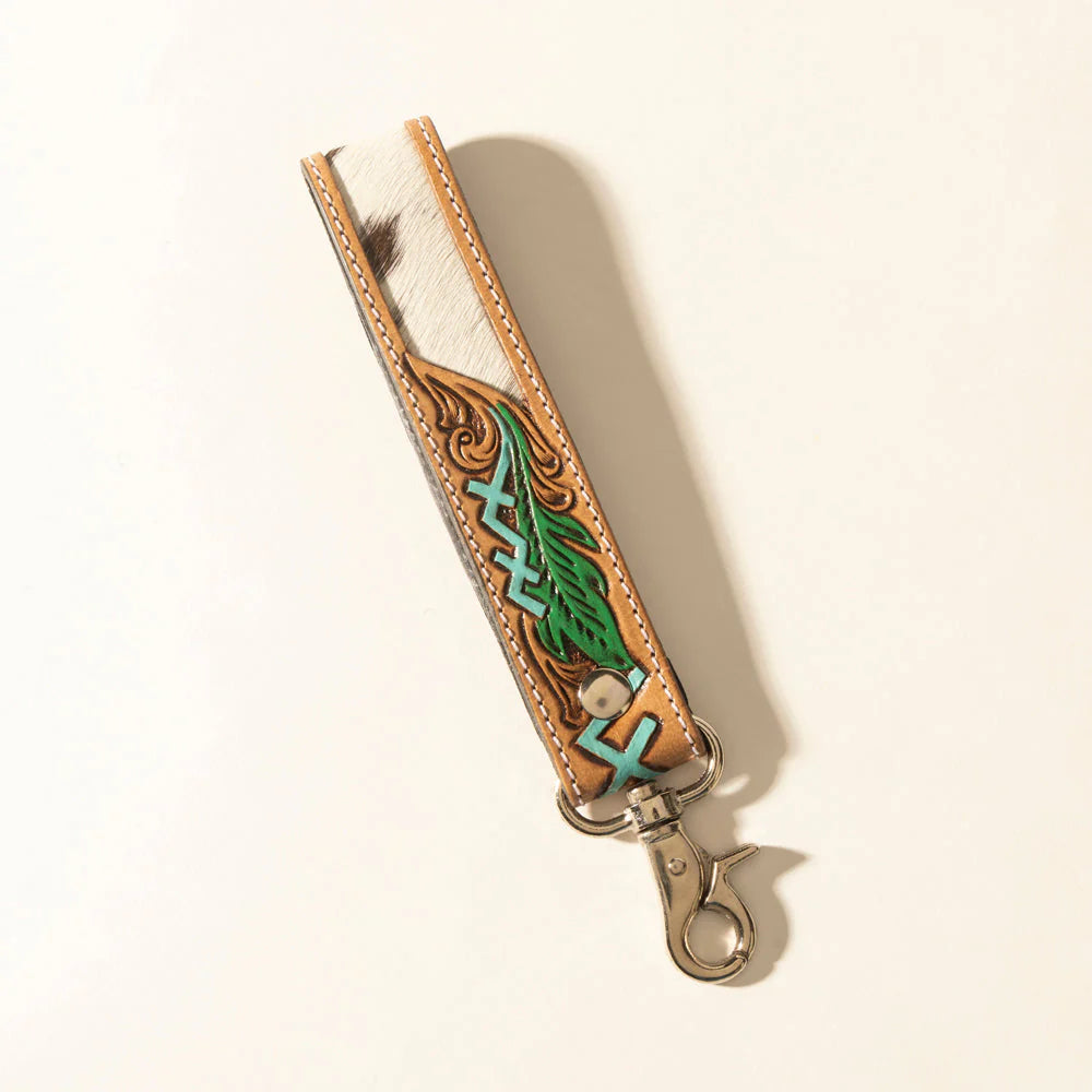 Green Leaf Key Fob
