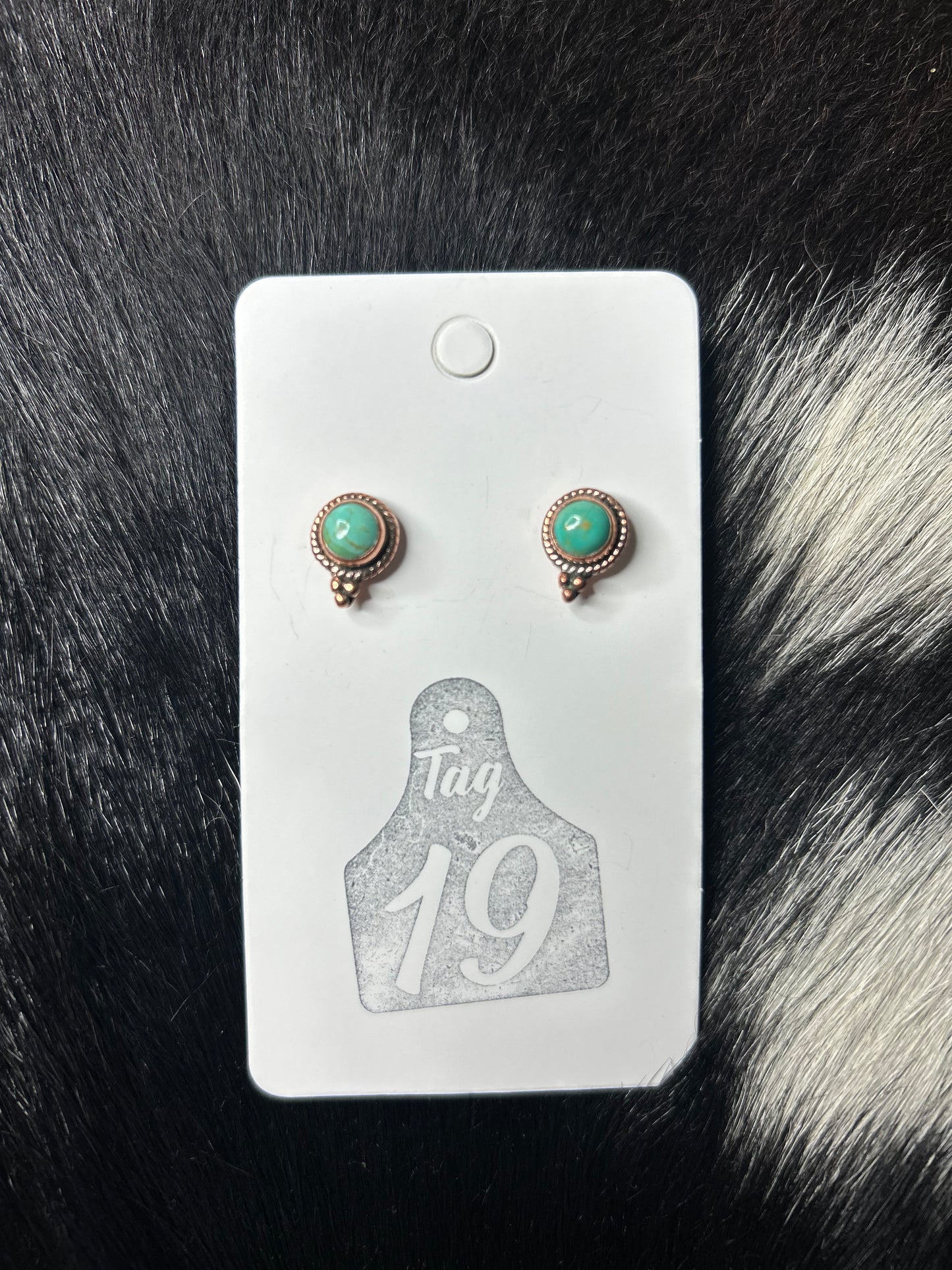 Turquoise Copper Stud