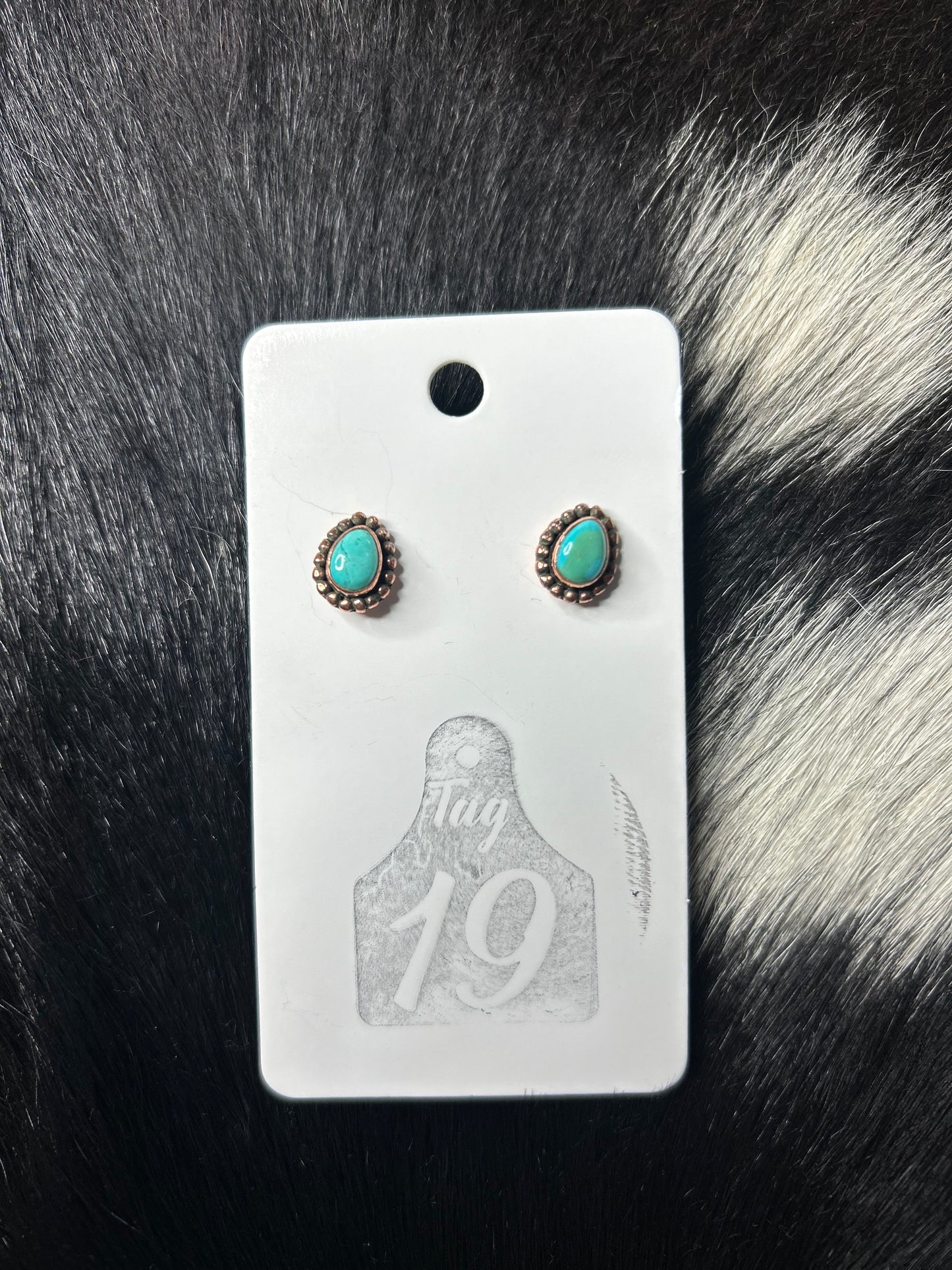 Turquoise Copper Stud