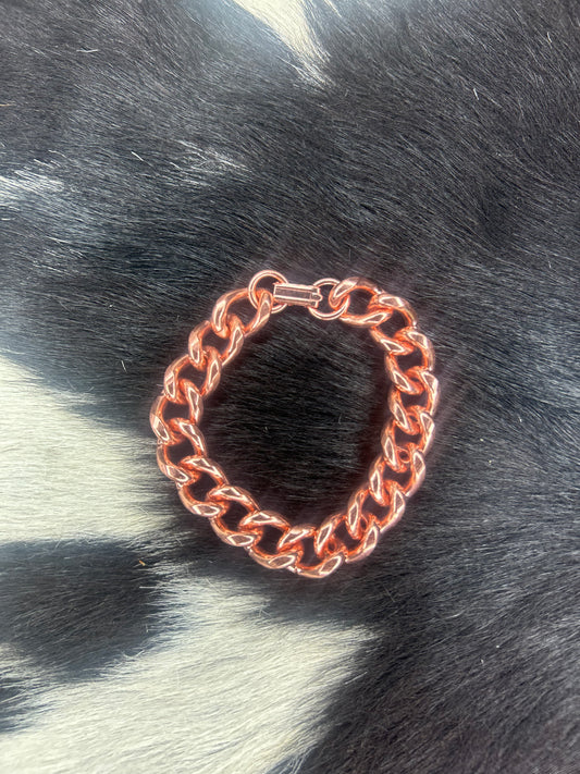 Thick Copper Bracelet