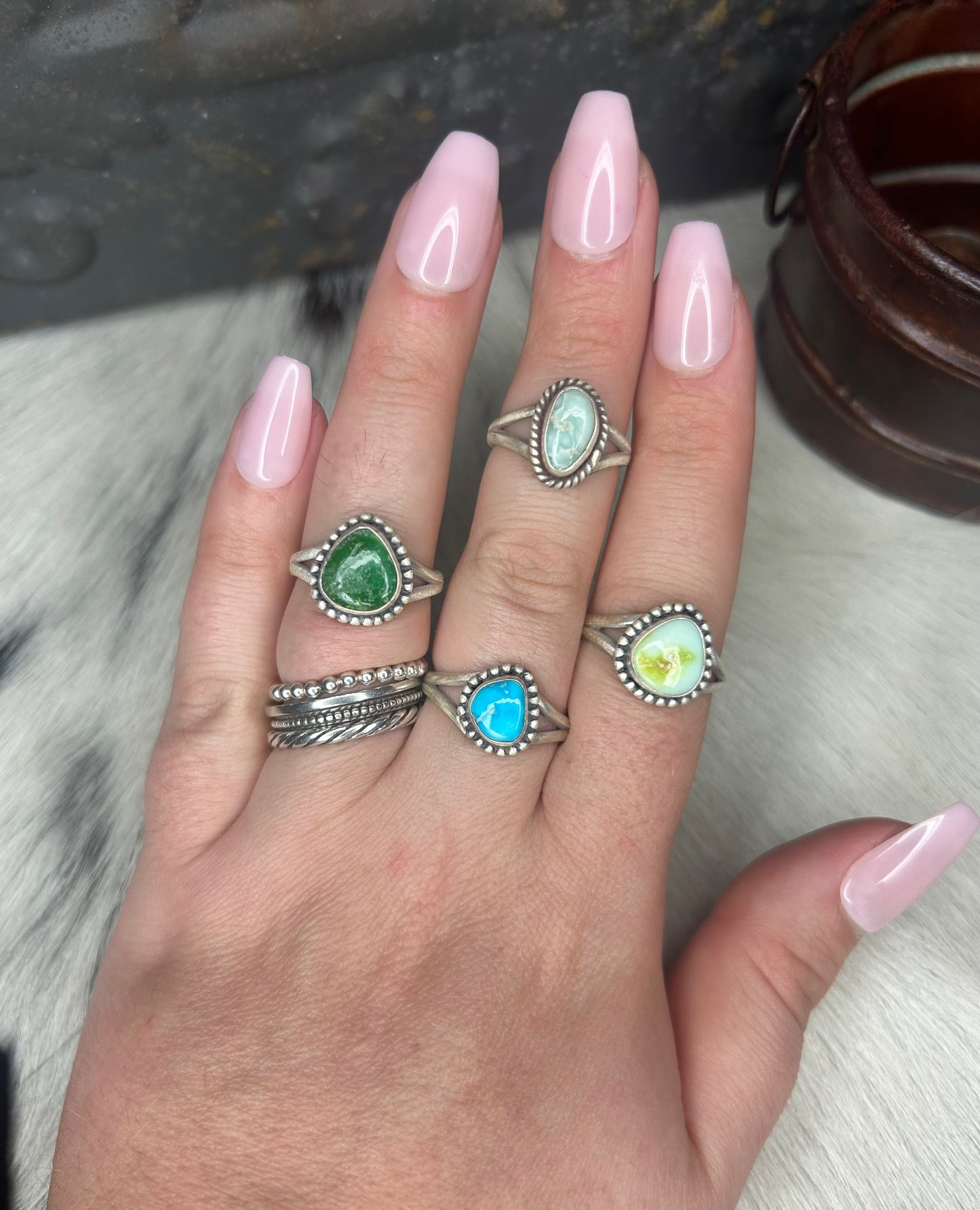 Everyday Turquoise Rings