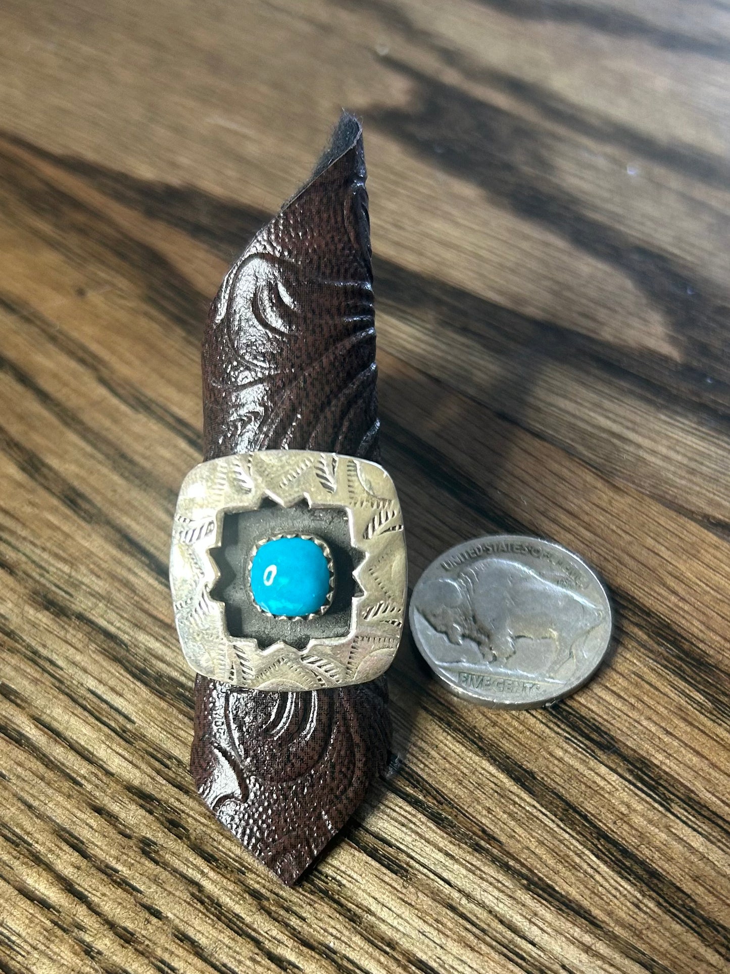 Shadowbox Turquoise Ring