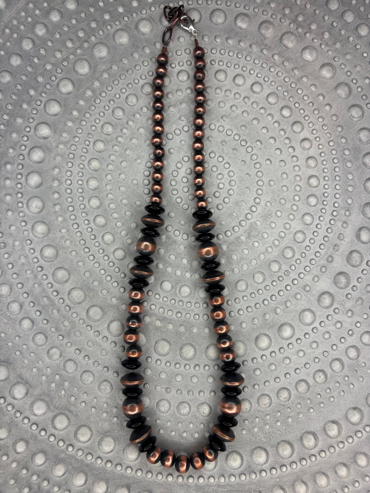 Copper Black Onyx Necklace