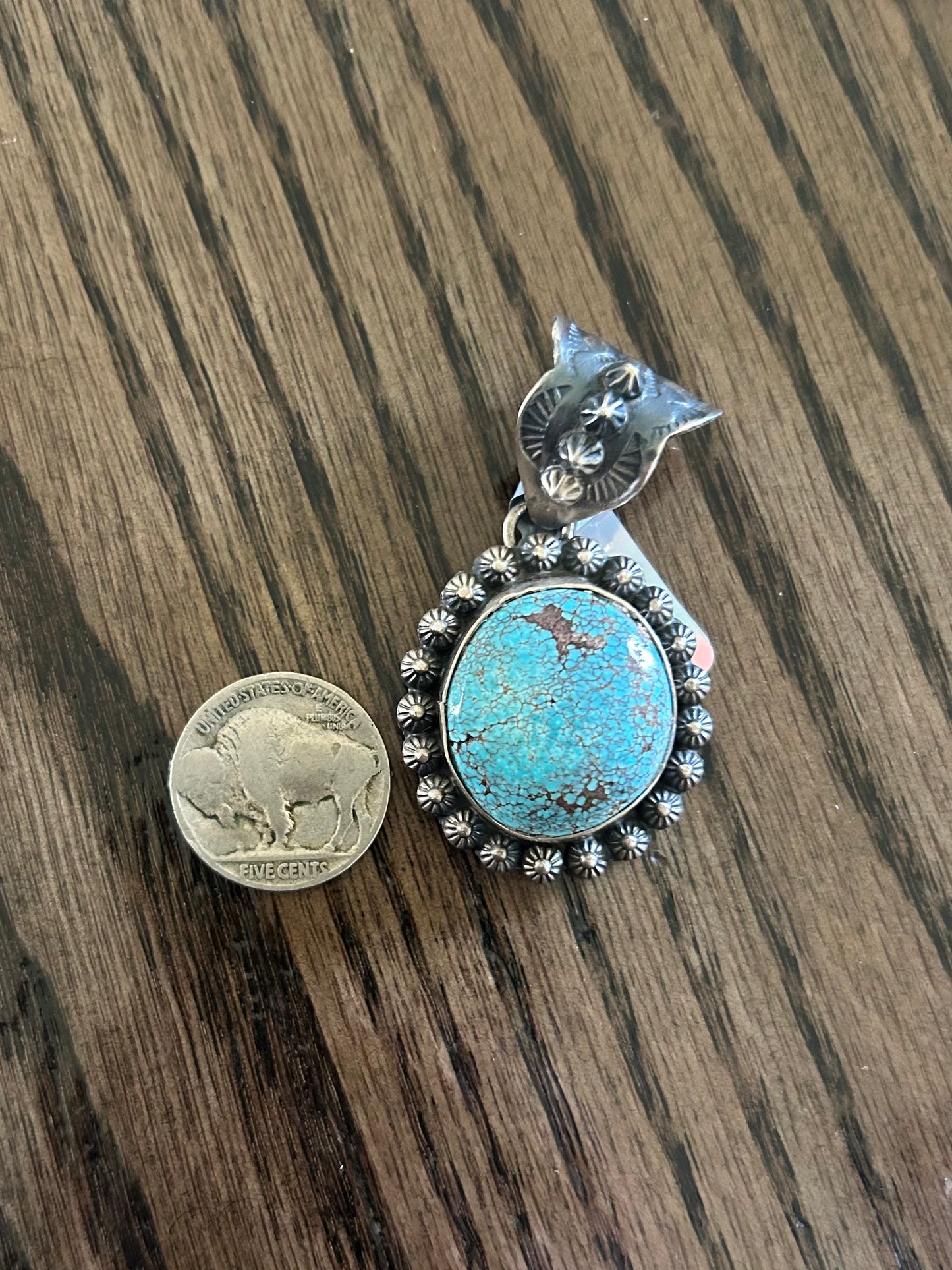 Native Made Turquoise Pendent