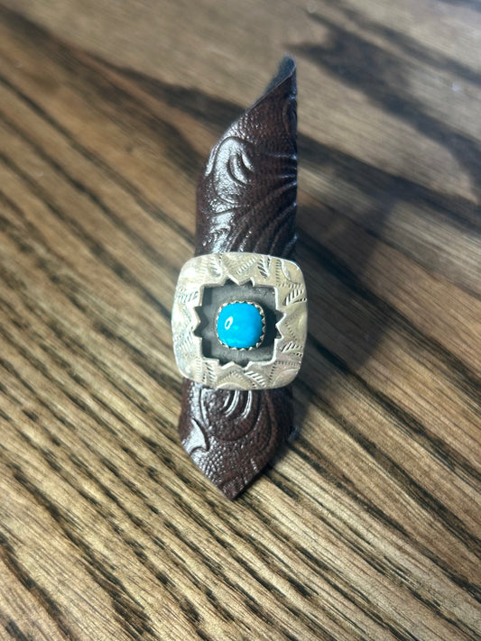 Shadowbox Turquoise Ring