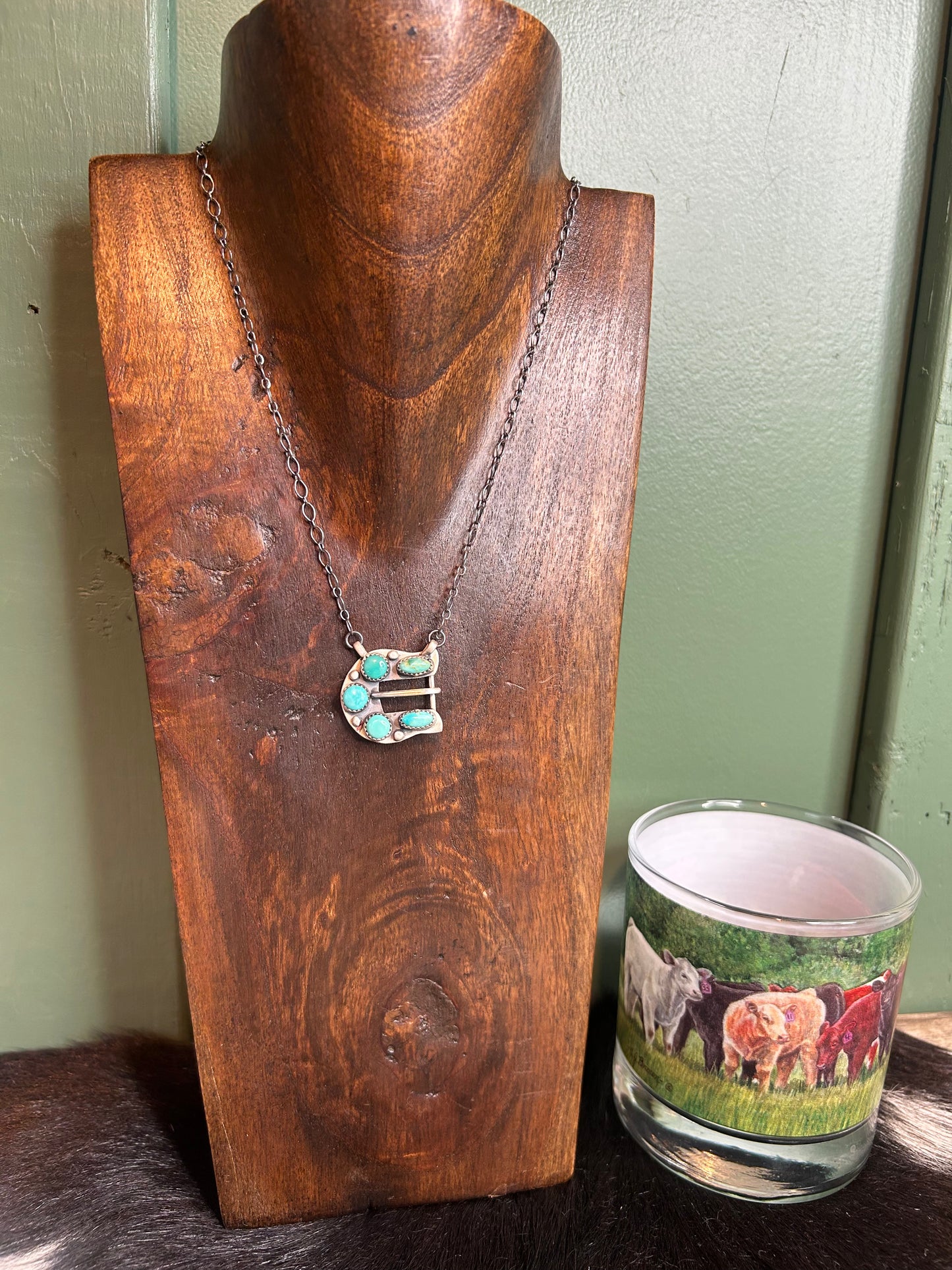 Belt Buckle Necklace