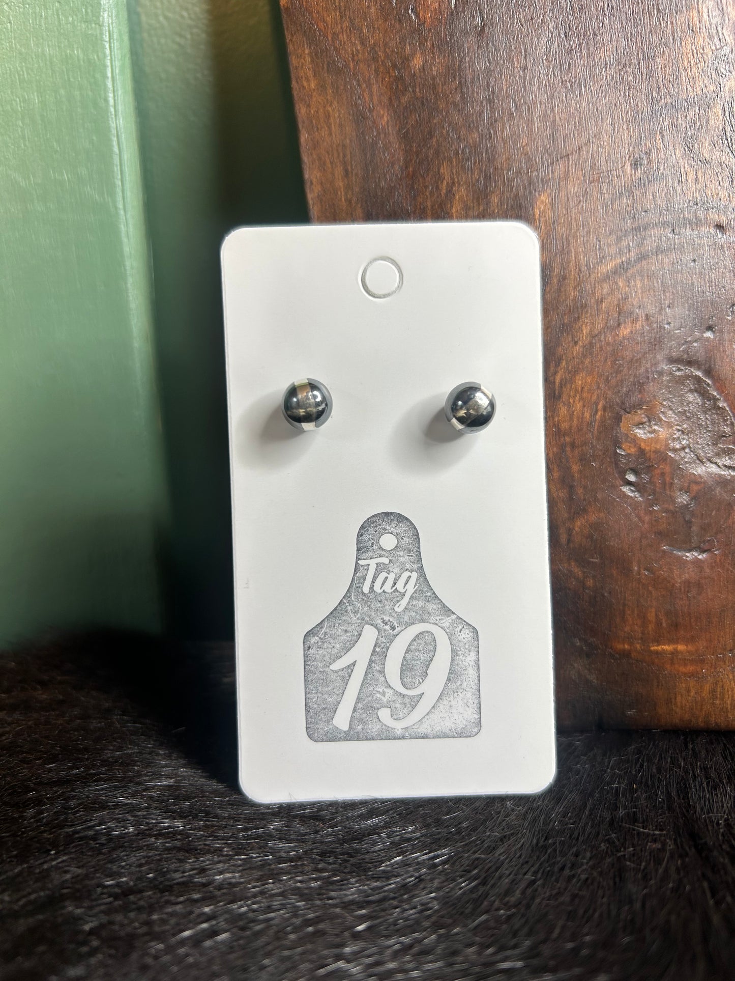 Sterling Pearl Stud Earrings