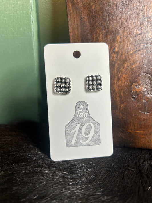 Square Dot Earrings
