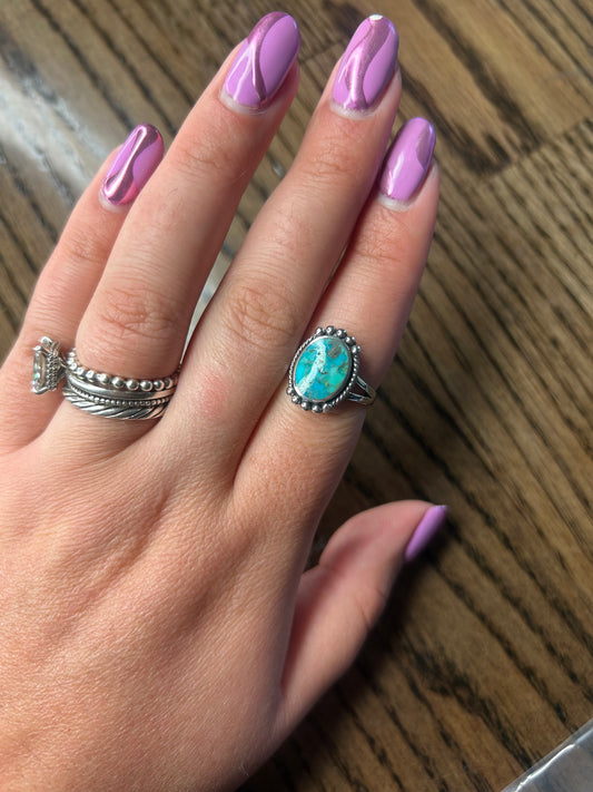 Turquoise Oval Ring