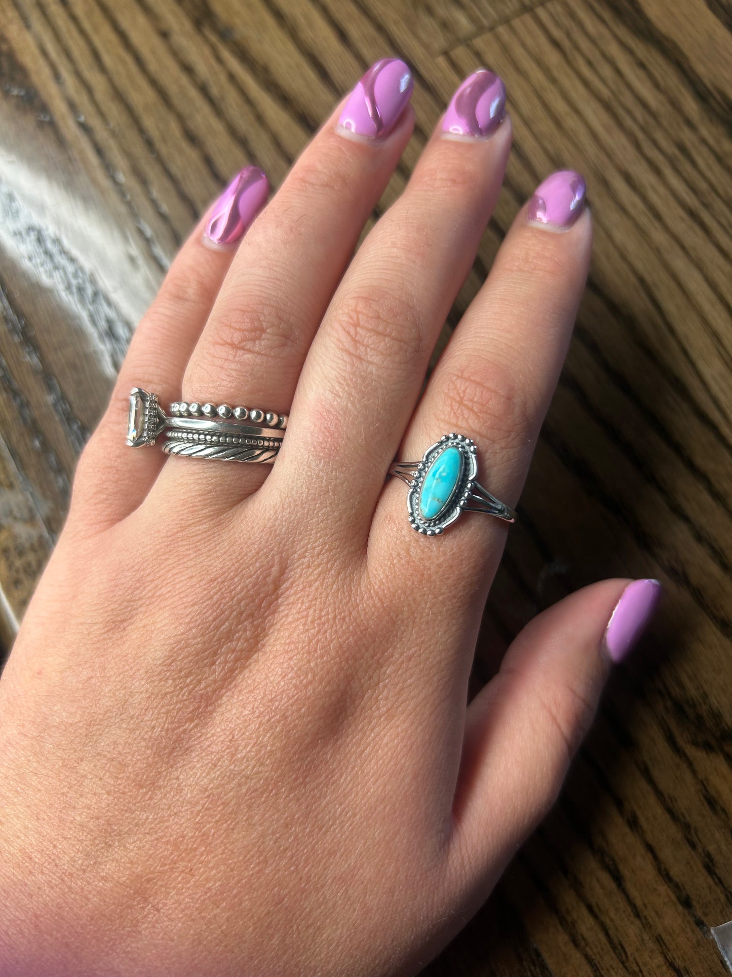 Vintage Style Turquoise Ring