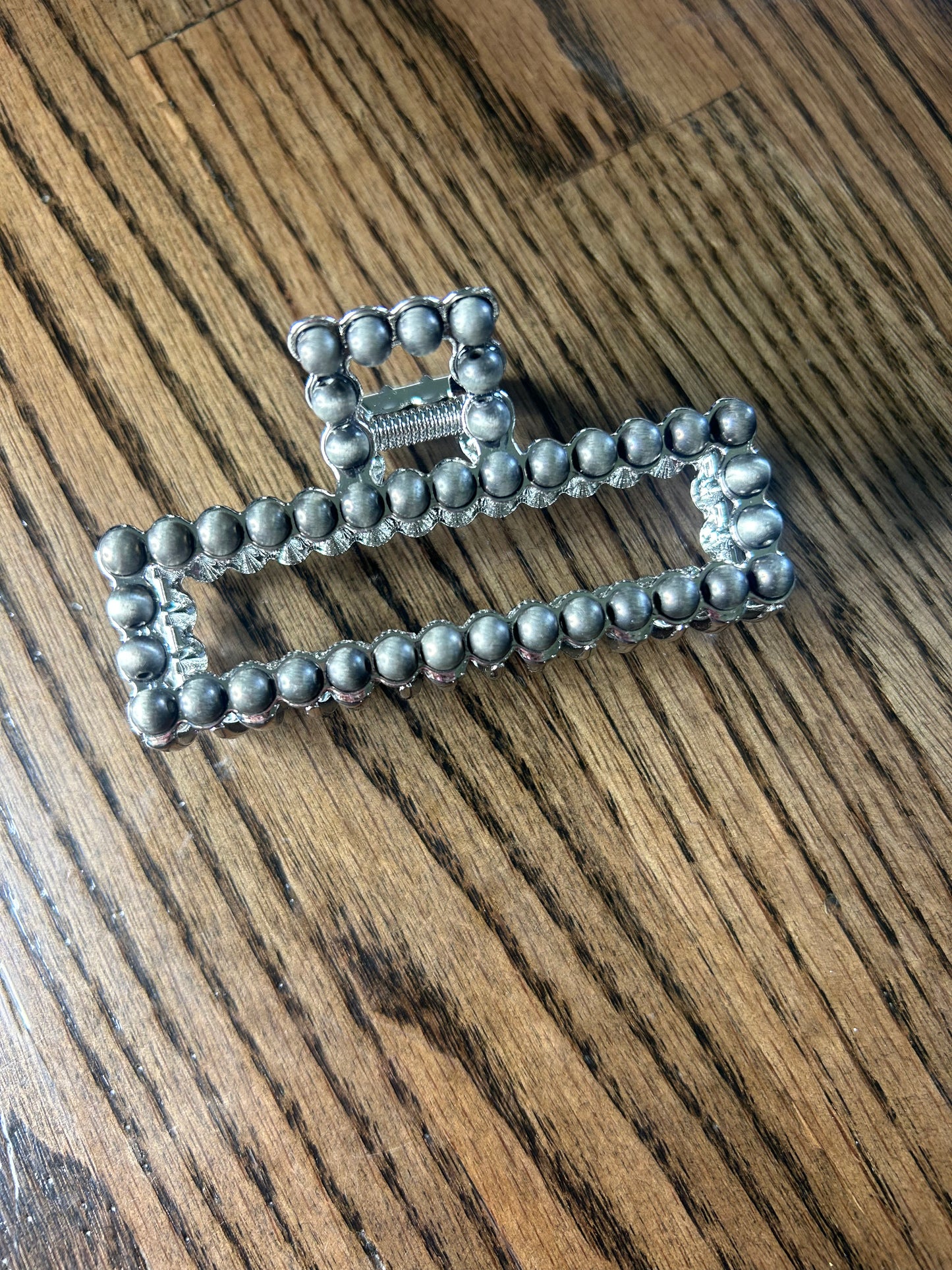 Faux Navajo Pearl Hair Claw Clips