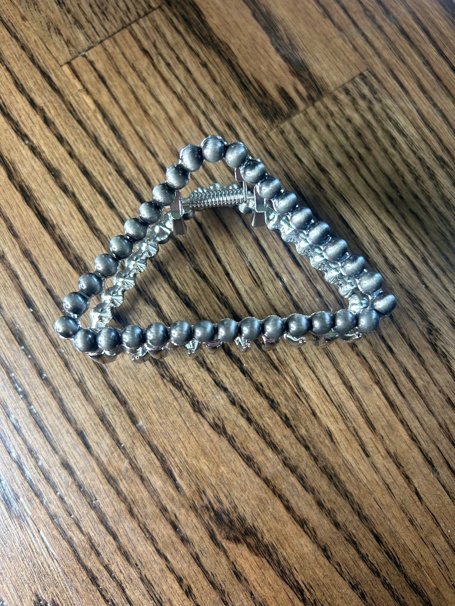 Faux Navajo Pearl Hair Claw Clips