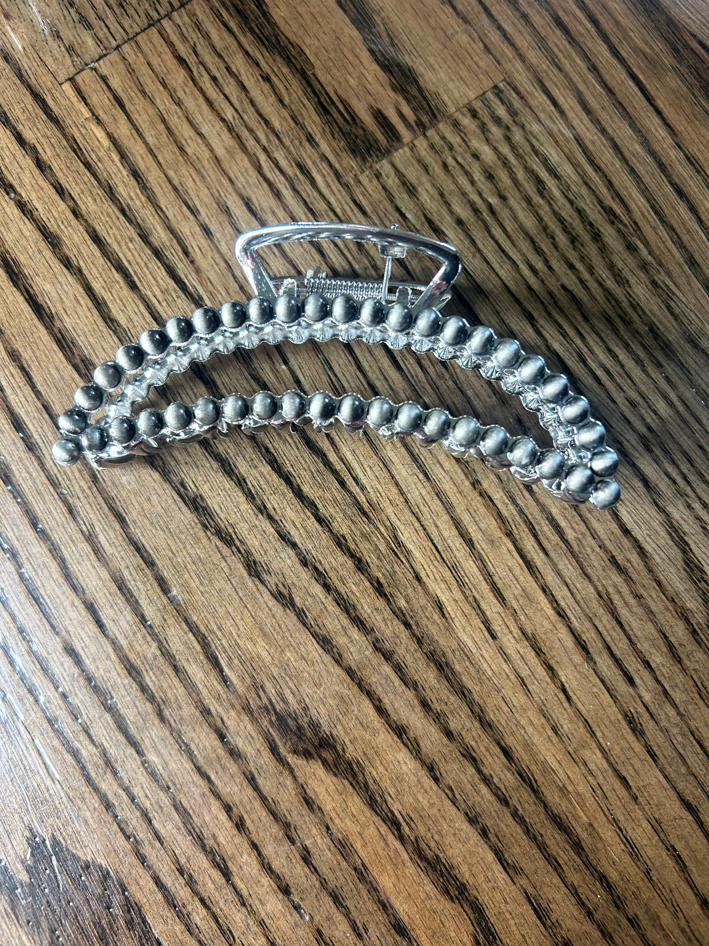 Faux Navajo Pearl Hair Claw Clips