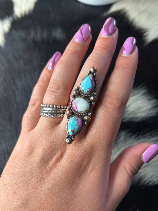 Cotton Candy Copper Ring
