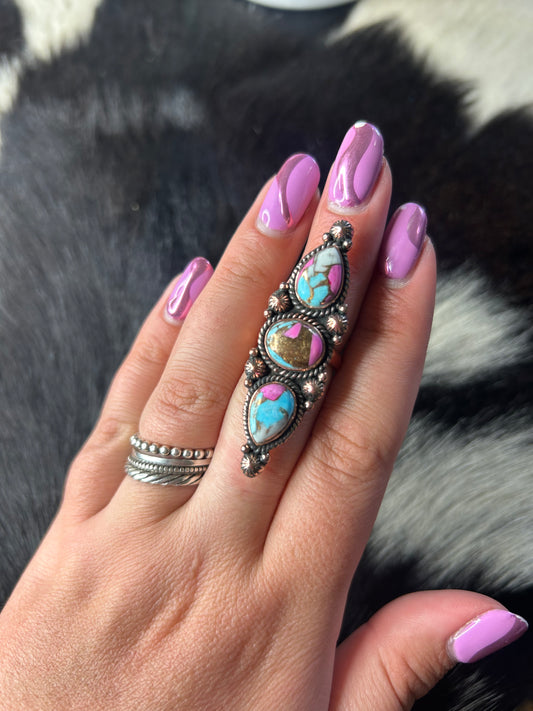 Cotton Candy Copper Ring